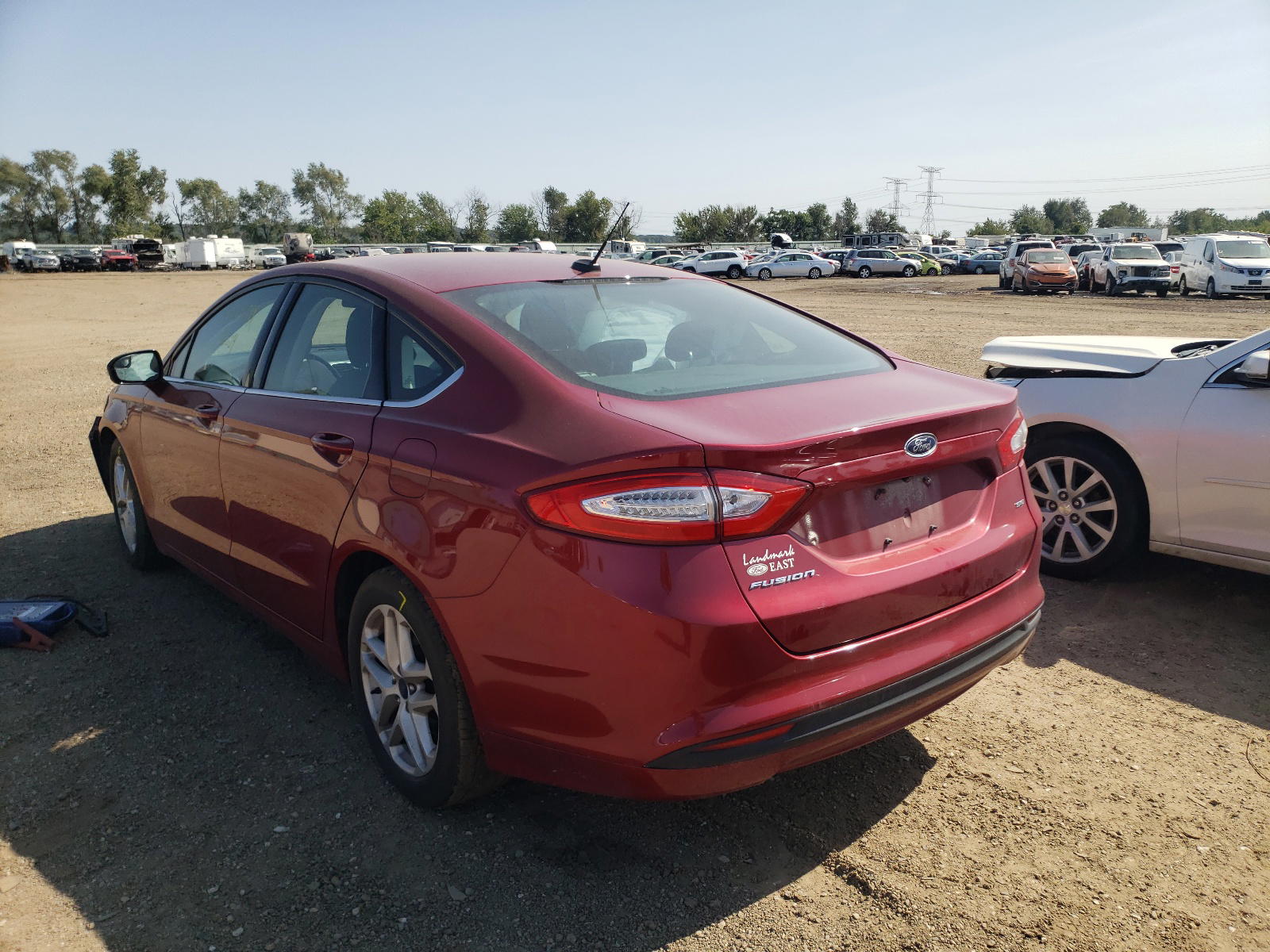 Photo 3 from auction – 2016 FORD FUSION with VIN 3FA6P0H78GR111161