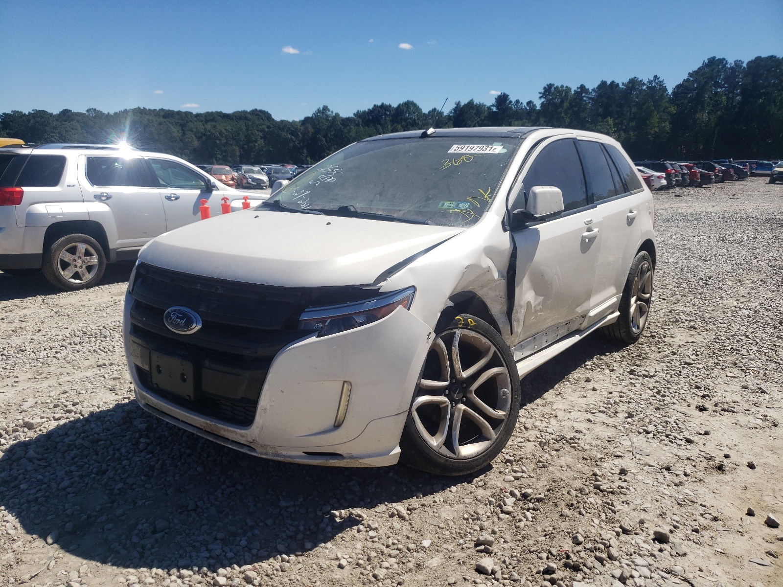Photo 2 from auction – 2011 FORD EDGE SPORT with VIN 2FMDK4AK5BBA32555