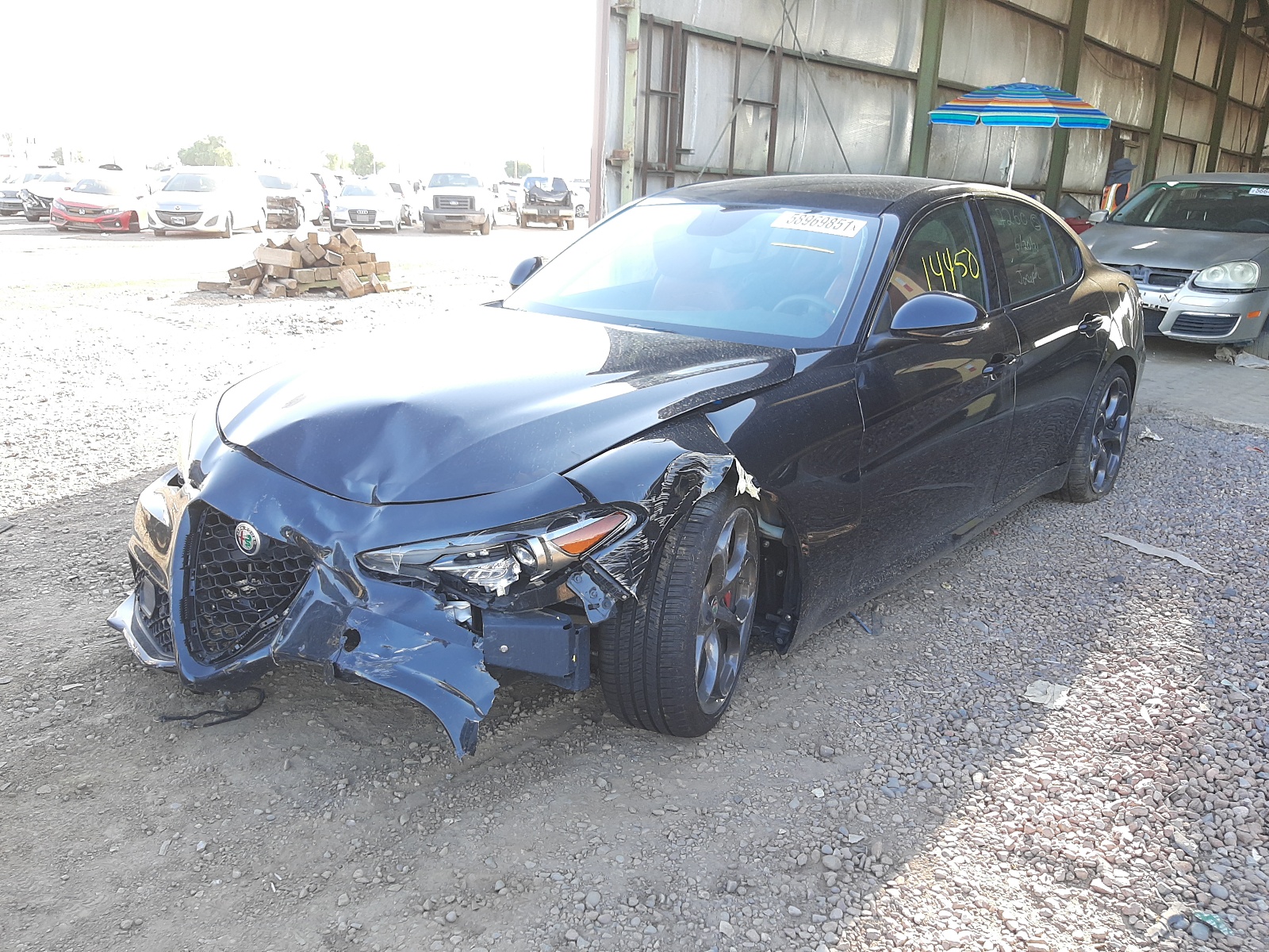 Photo 9 from auction – 2017 ALFA ROMEO GIULIA TI with VIN ZARFAECN4H7559118