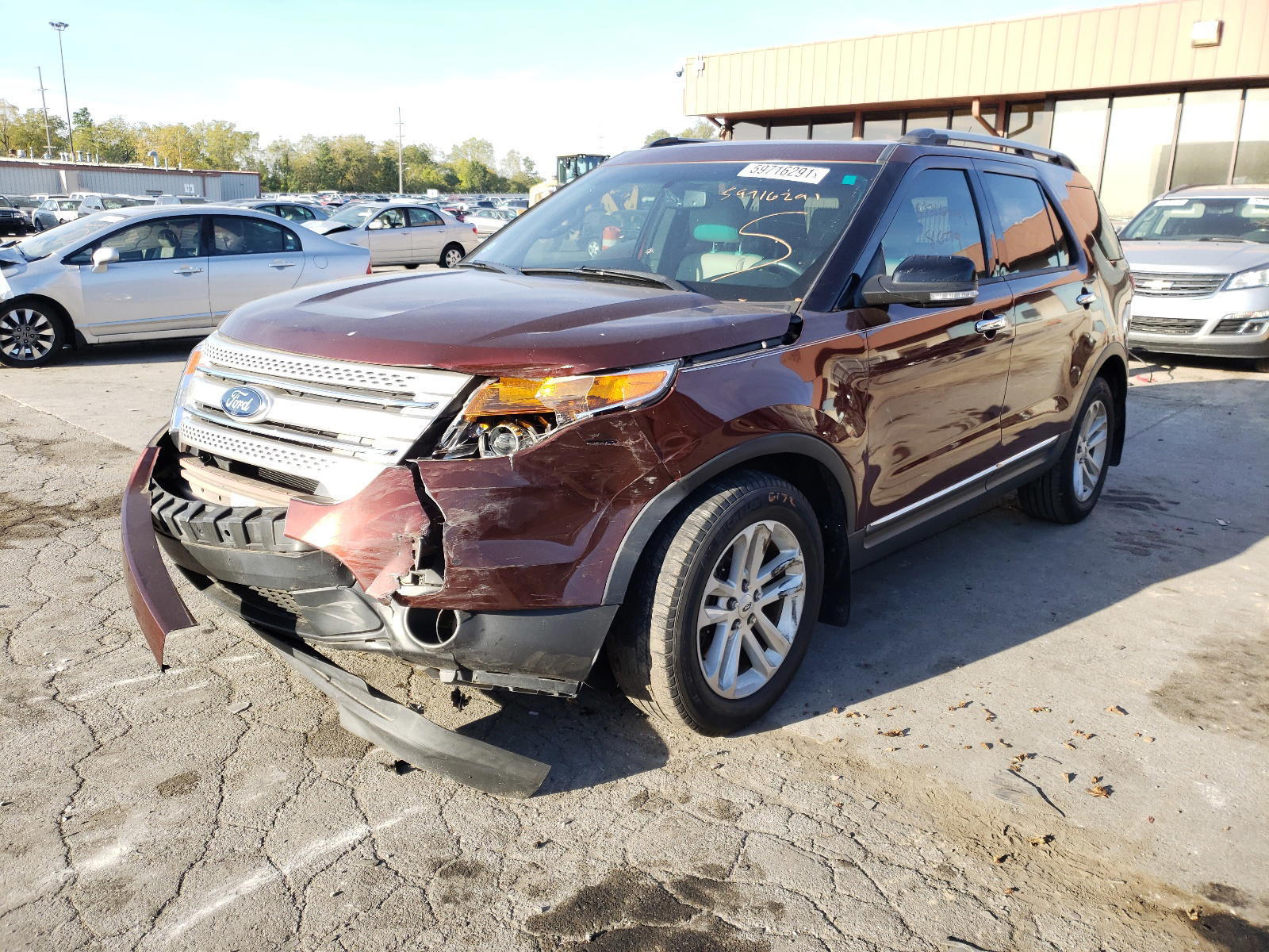 Photo 2 from auction – 2015 FORD EXPLOR XLT with VIN 1FM5K7D88FGA32831