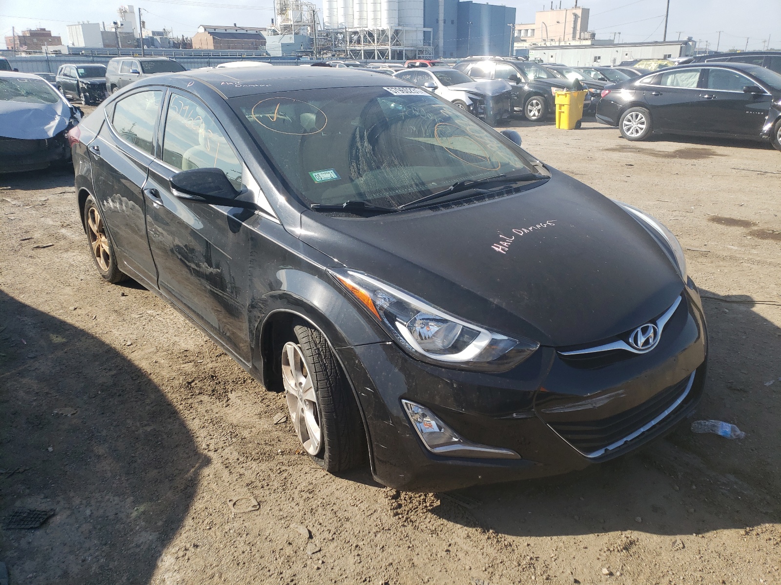 HYUNDAI ELANTRA SE 2016 with VIN 5NPDH4AE7GH771564 - Photo from auction