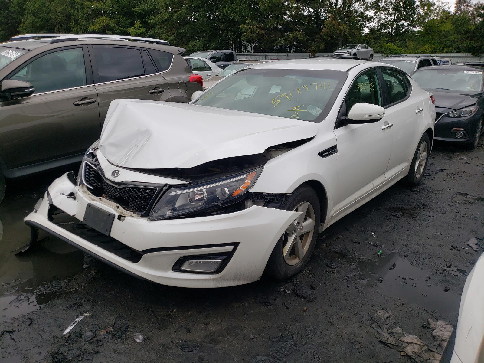 Photo 2 from auction – 2015 KIA OPTIMA LX with VIN KNAGM4A72F5554669