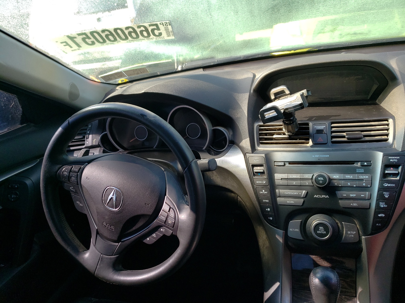 Photo 9 from auction – 2010 ACURA TL with VIN 19UUA8F20AA008490