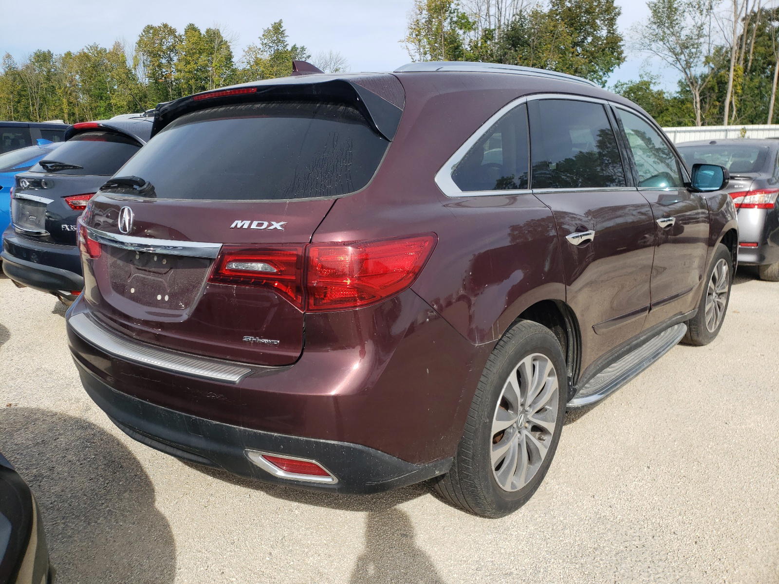 Photo 4 from auction – 2014 ACURA MDX TECHNO with VIN 5FRYD4H44EB007210