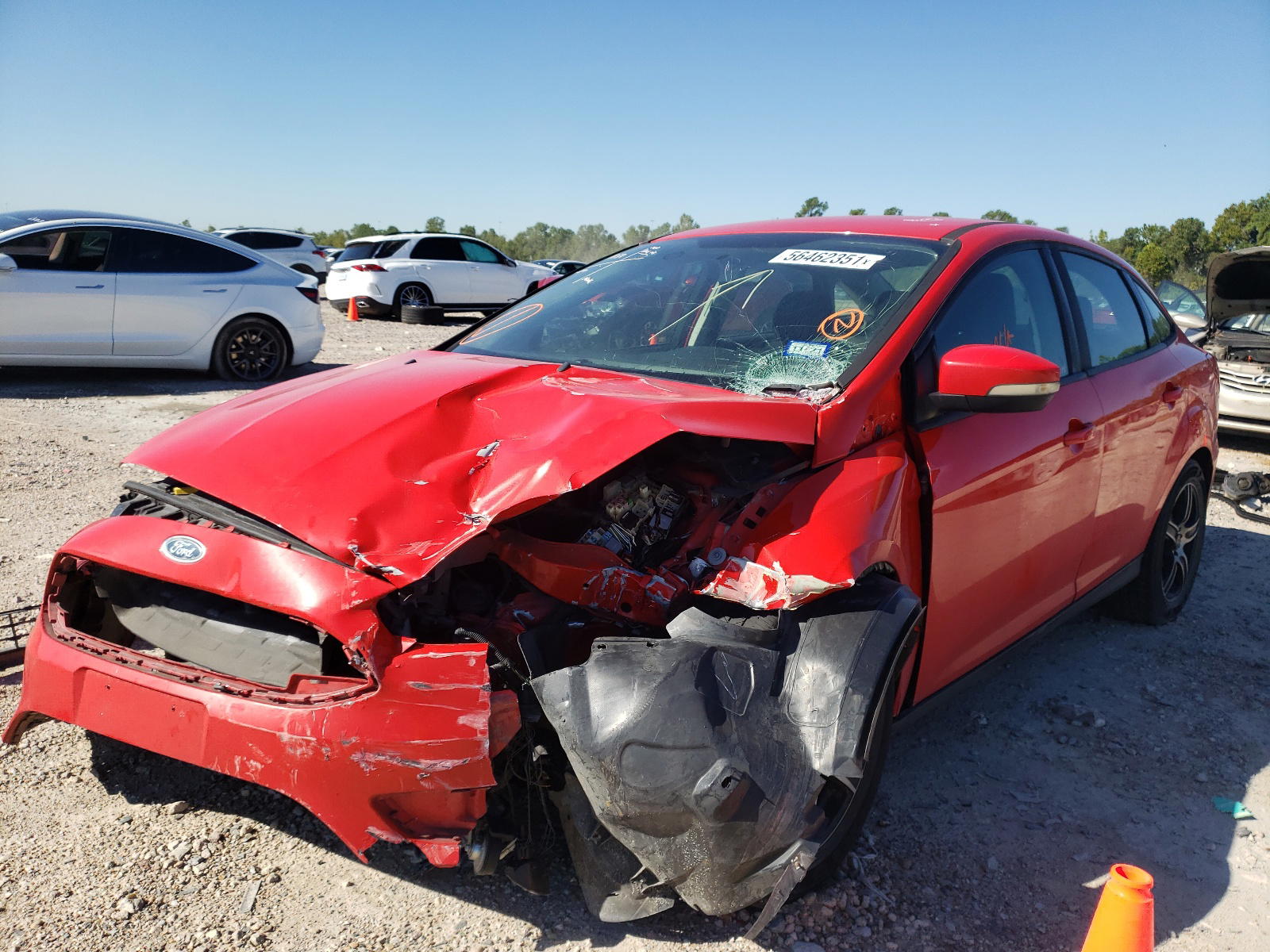 Photo 2 from auction – 2015 FORD FOCUS SE with VIN 1FADP3F23FL240342