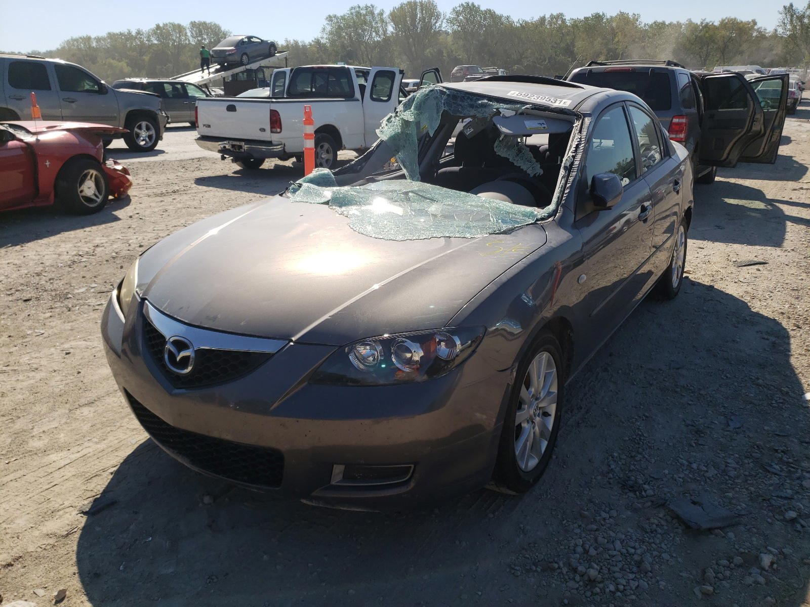 Photo 2 from auction – 2008 MAZDA 3 I with VIN JM1BK32F481793086