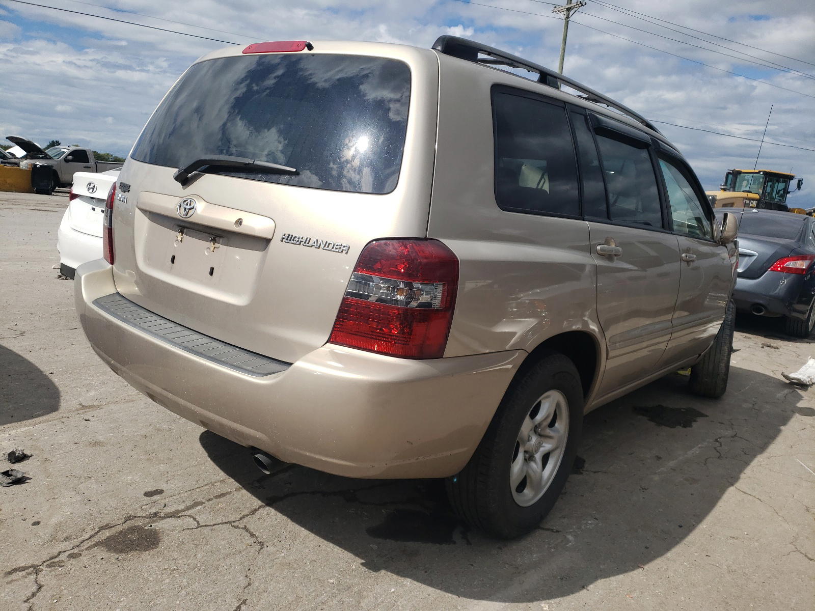 Photo 4 from auction – 2007 TOYOTA HIGHLANDER with VIN JTEGD21A170157984