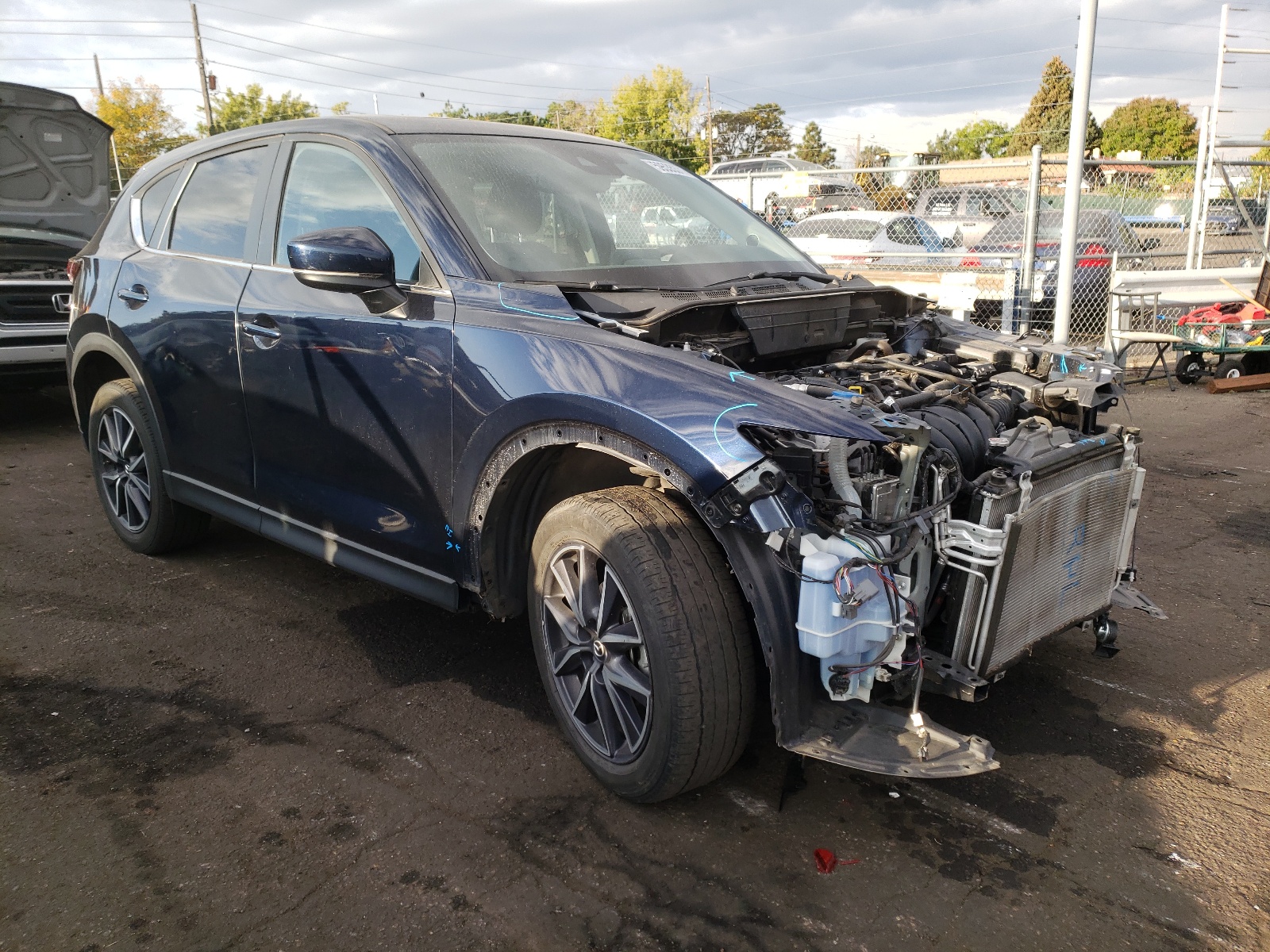 MAZDA CX-5 TOURI 2018 with VIN JM3KFACM5J1388163 - Photo from auction