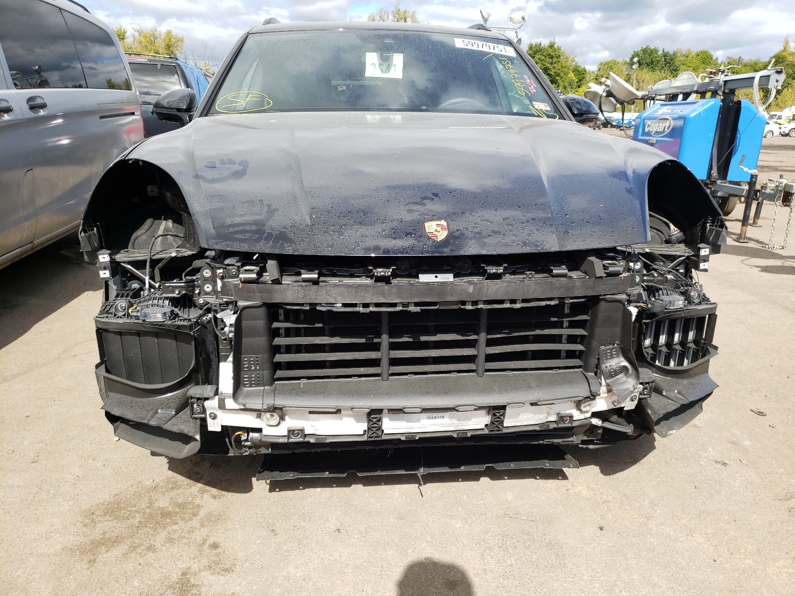 Photo 9 from auction – 2021 PORSCHE CAYENNE GT with VIN WP1AG2AY3MDA34219