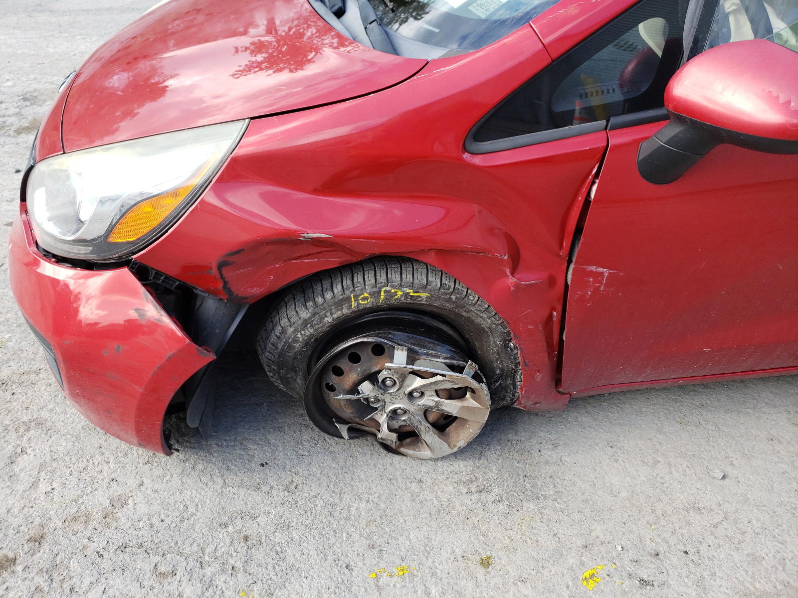 Photo 9 from auction – 2014 KIA RIO LX with VIN KNADM4A32E6386315