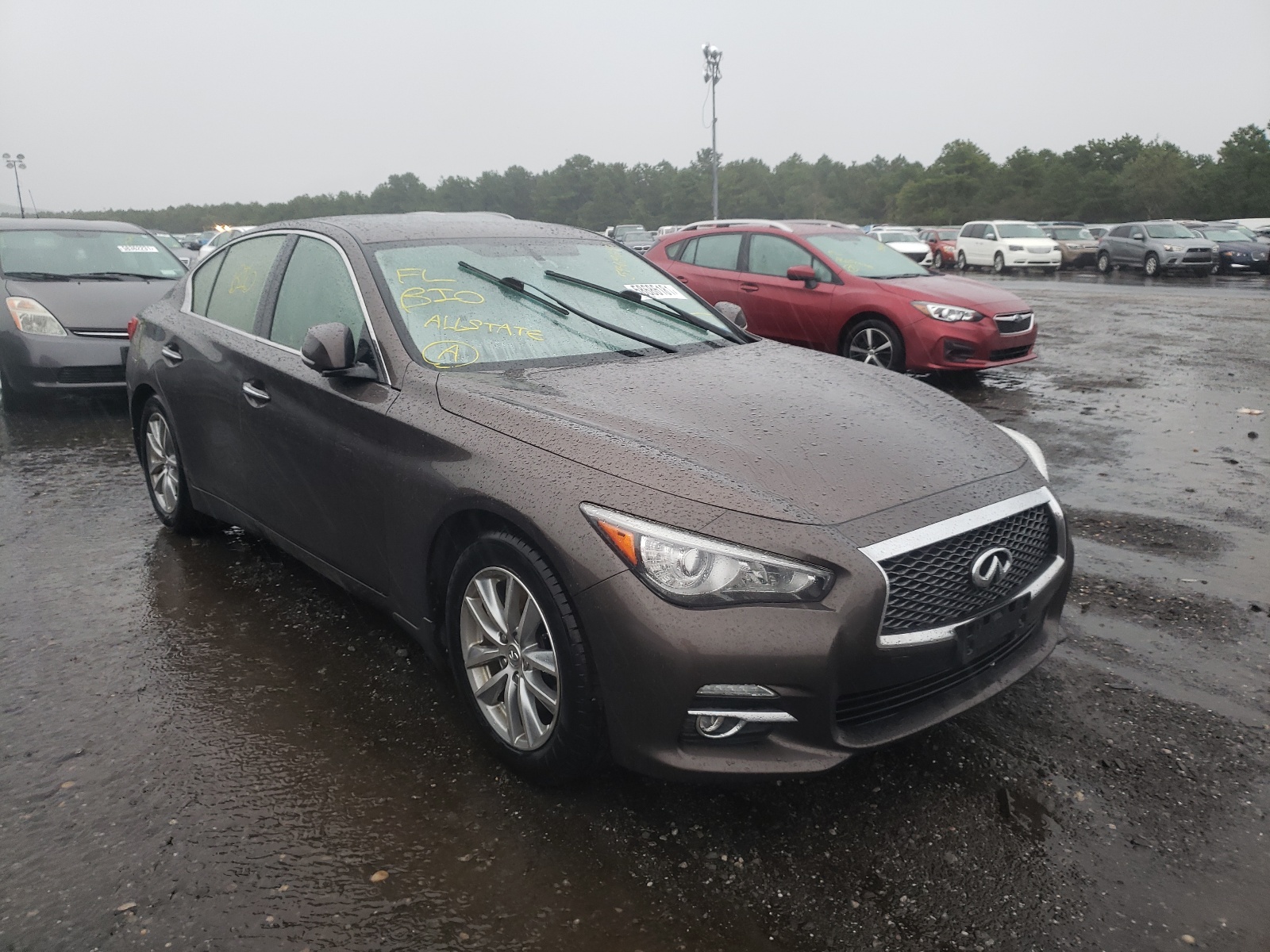 Photo 1 from auction – 2016 INFINITI Q50 BASE with VIN JN1CV7AR4GM251078