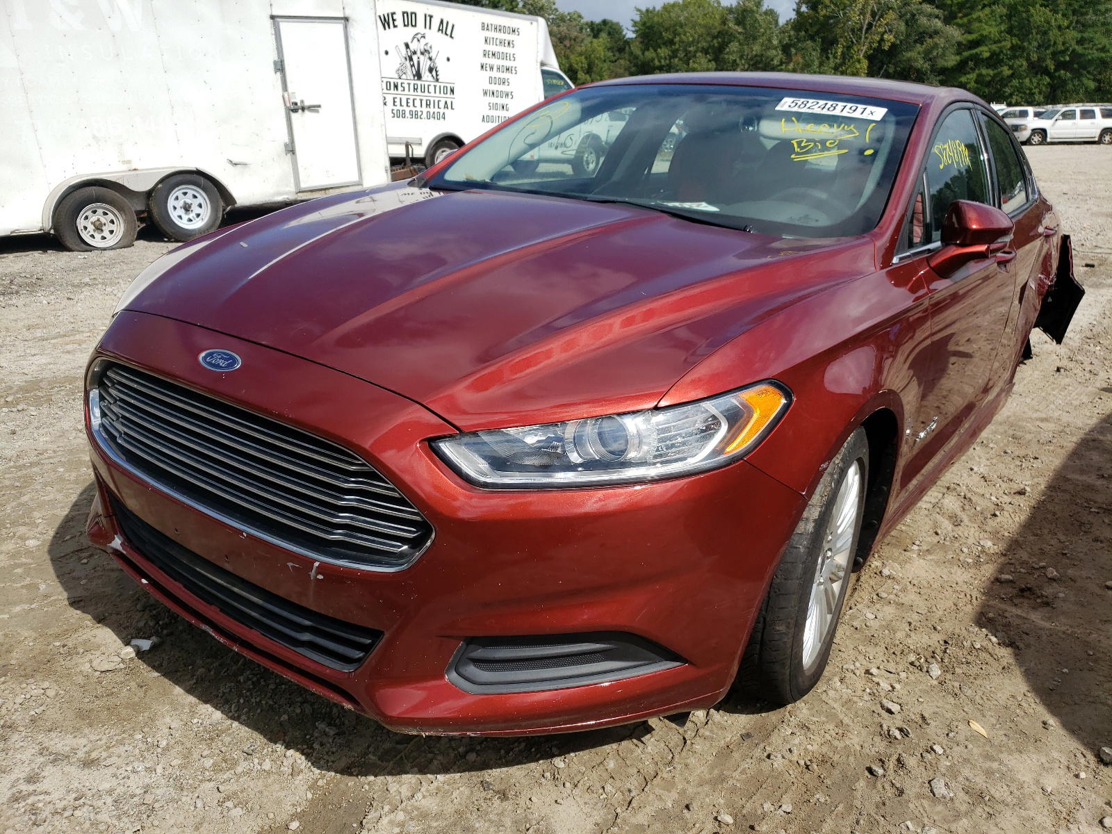 Photo 2 from auction – 2014 FORD FUSION SE with VIN 3FA6P0LU0ER288071
