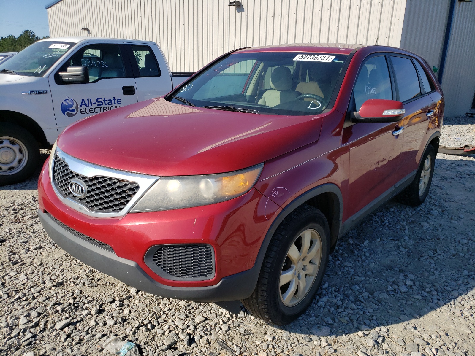 Photo 2 from auction – 2011 KIA SORENTO BA with VIN 5XYKT3A12BG022748