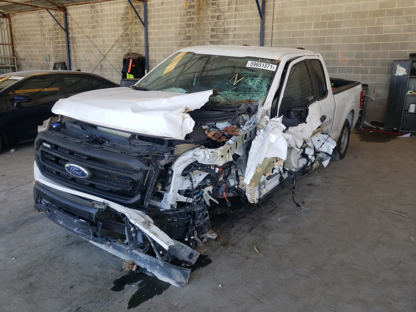 Photo 2 from auction – 2021 FORD F150 SUPER with VIN 1FTEX1CB5MKD85067