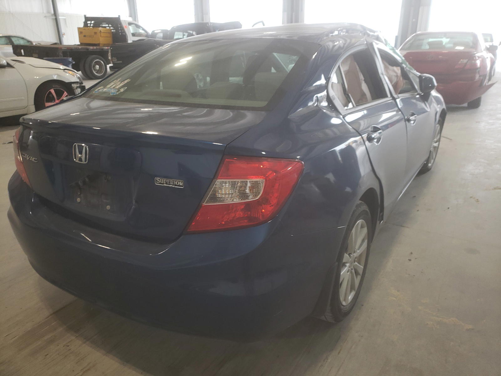 Photo 4 from auction – 2012 HONDA CIVIC EX with VIN 2HGFB2F88CH511079