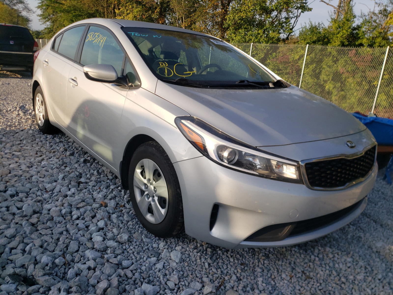 KIA FORTE LX 2017 with VIN 3KPFL4A70HE078141 - Photo from auction