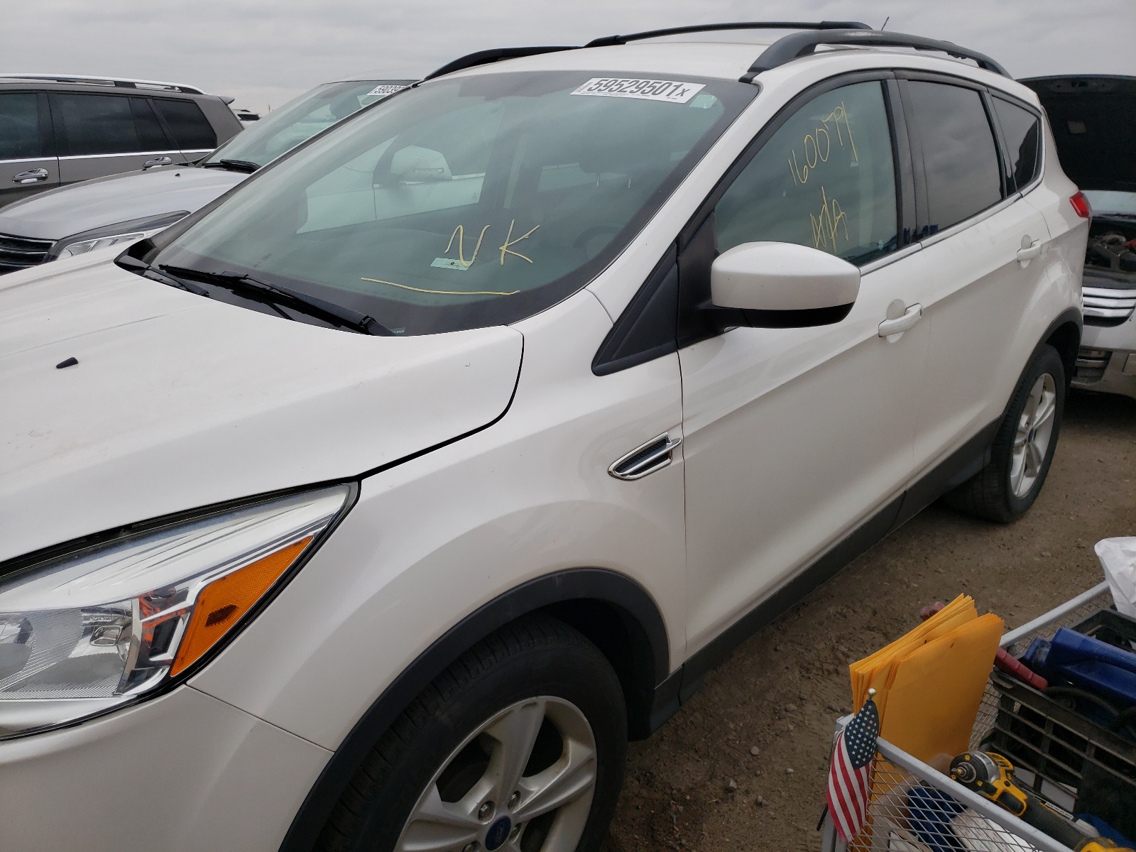 Photo 2 from auction – 2013 FORD ESCAPE SE with VIN 1FMCU0G95DUD63930