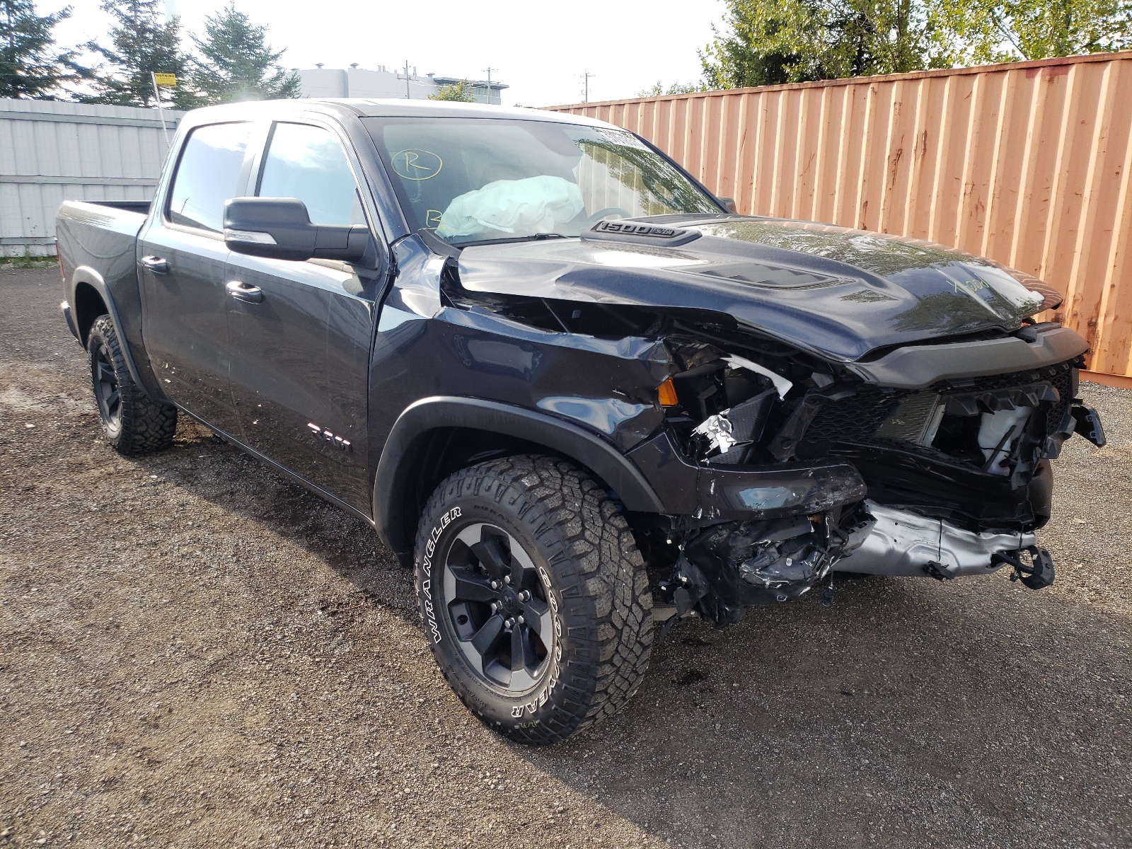 RAM 1500 REBEL 2019 with VIN 1C6SRFLT6KN820068 - Photo from auction