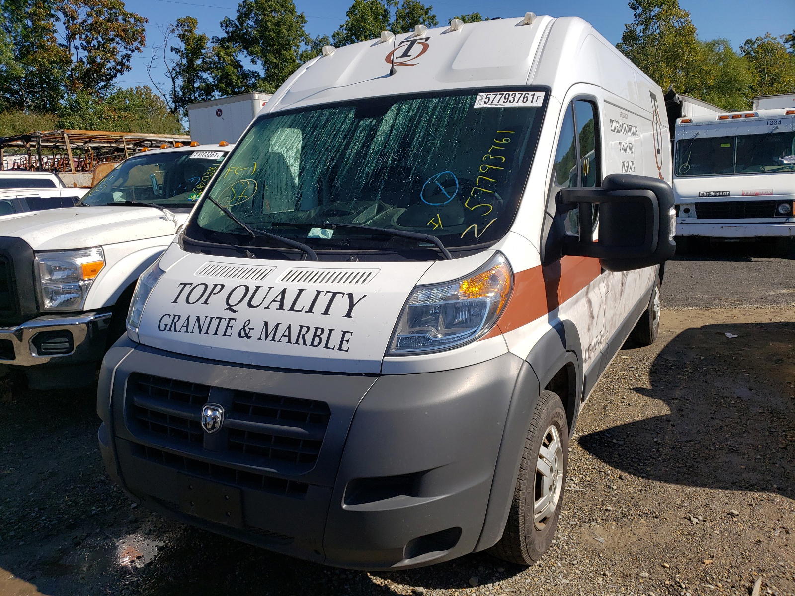 Photo 2 from auction – 2018 RAM PROMASTER with VIN 3C6TRVDG3JE158579