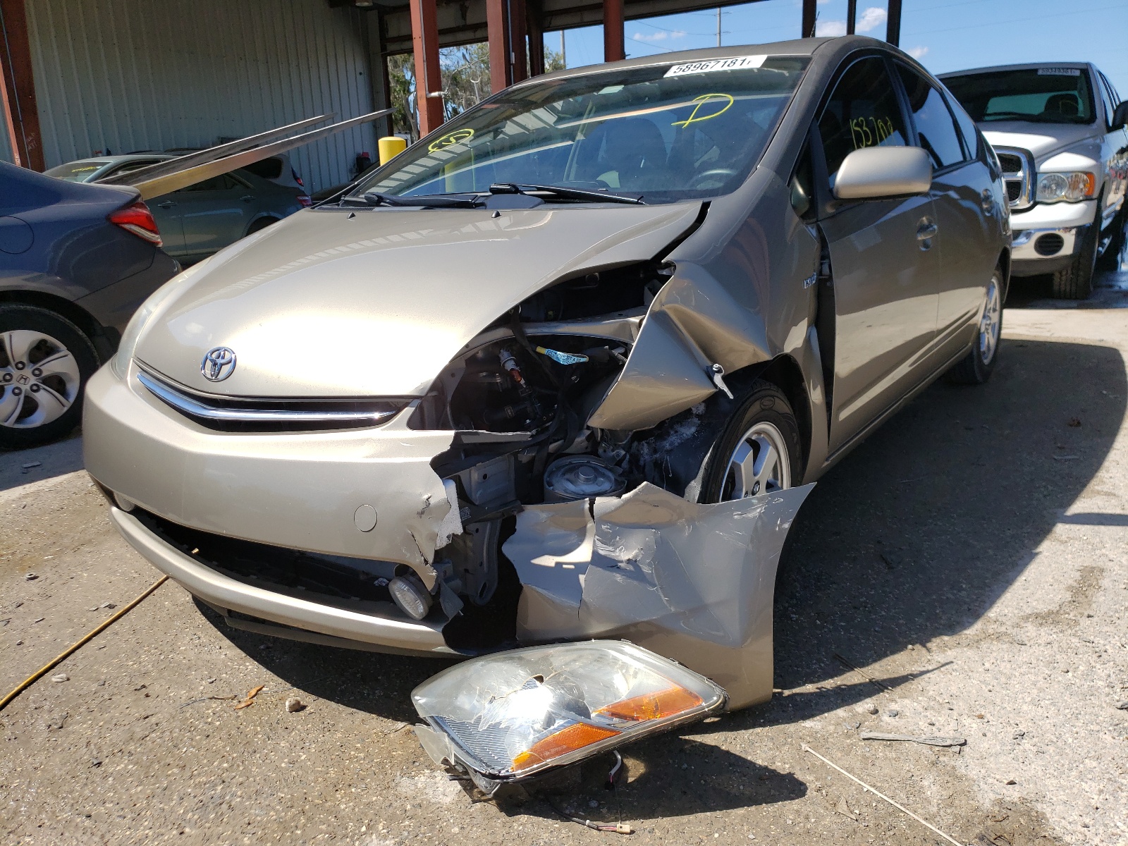 Photo 2 from auction – 2009 TOYOTA PRIUS with VIN JTDKB20U393491144