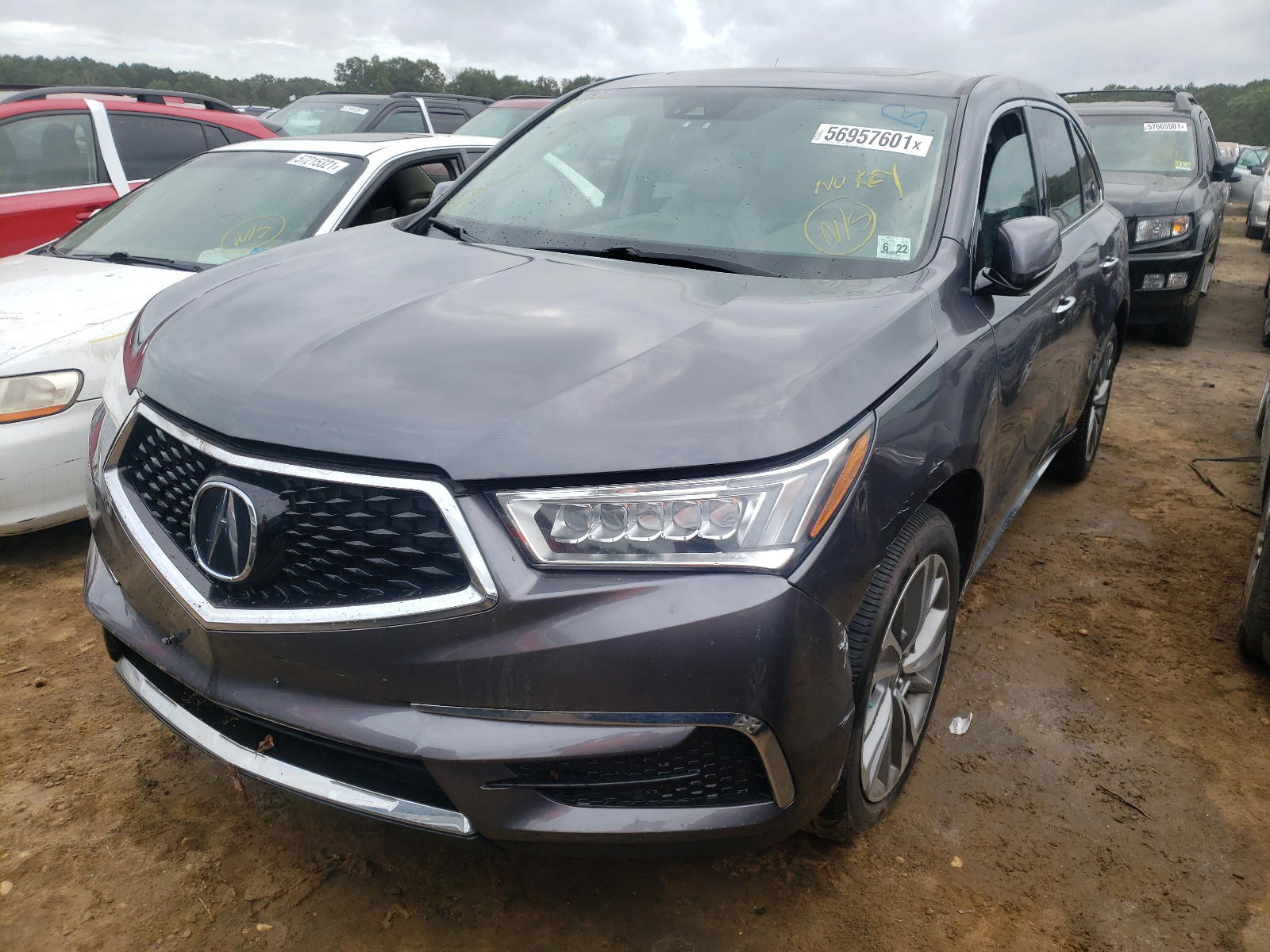 Photo 2 from auction – 2017 ACURA MDX TECHNO with VIN 5FRYD4H58HB032883