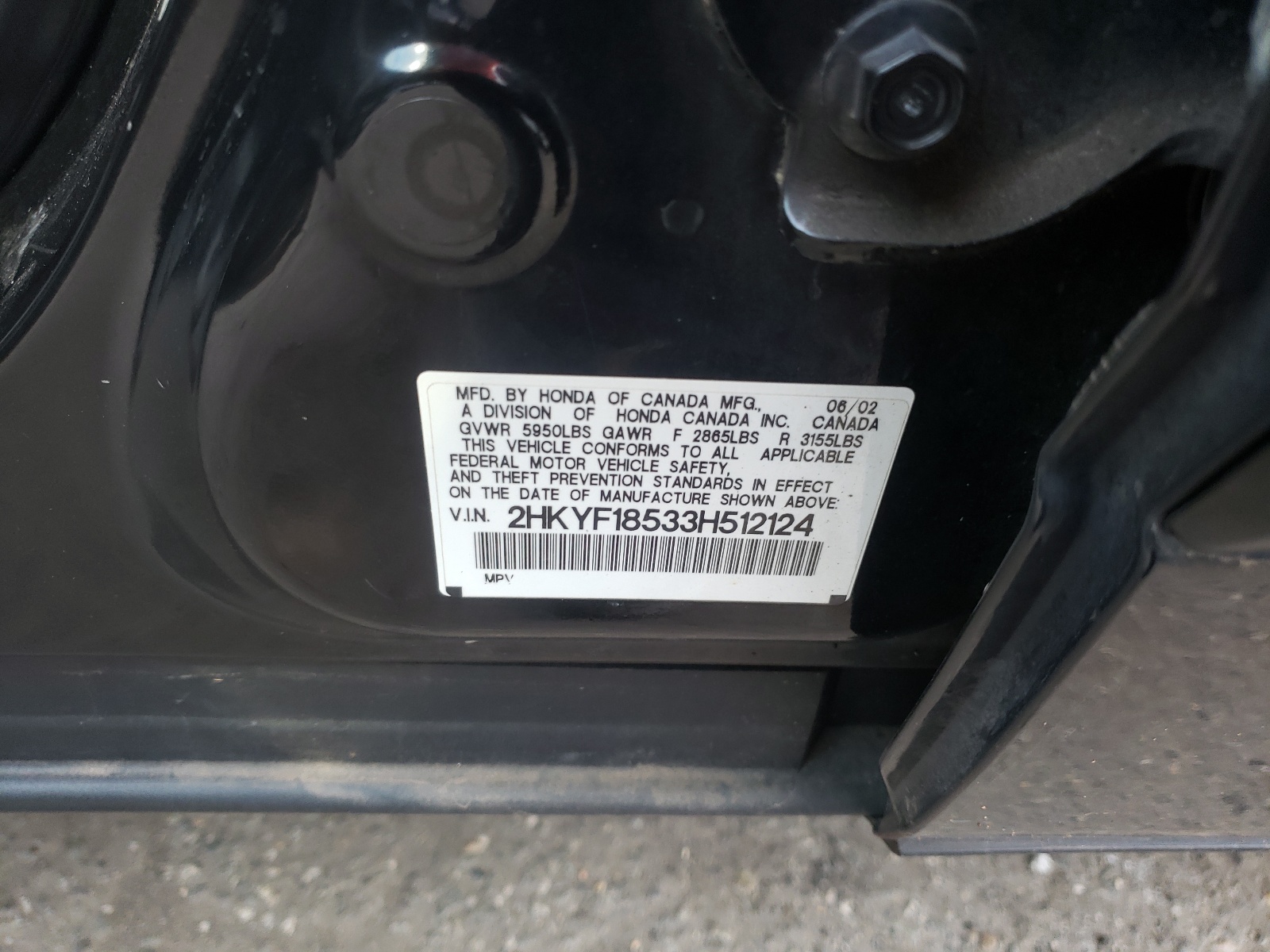 Zdjęcie 10 z aukcji – 2003 HONDA PILOT EXL z VIN 2HKYF18533H512124