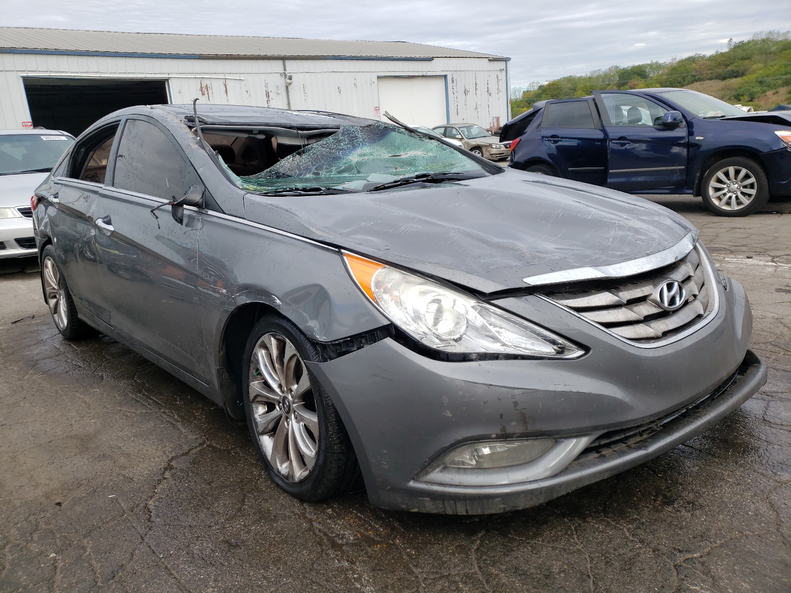HYUNDAI SONATA SE 2013 with VIN 5NPEC4AC0DH678849 - Photo from auction