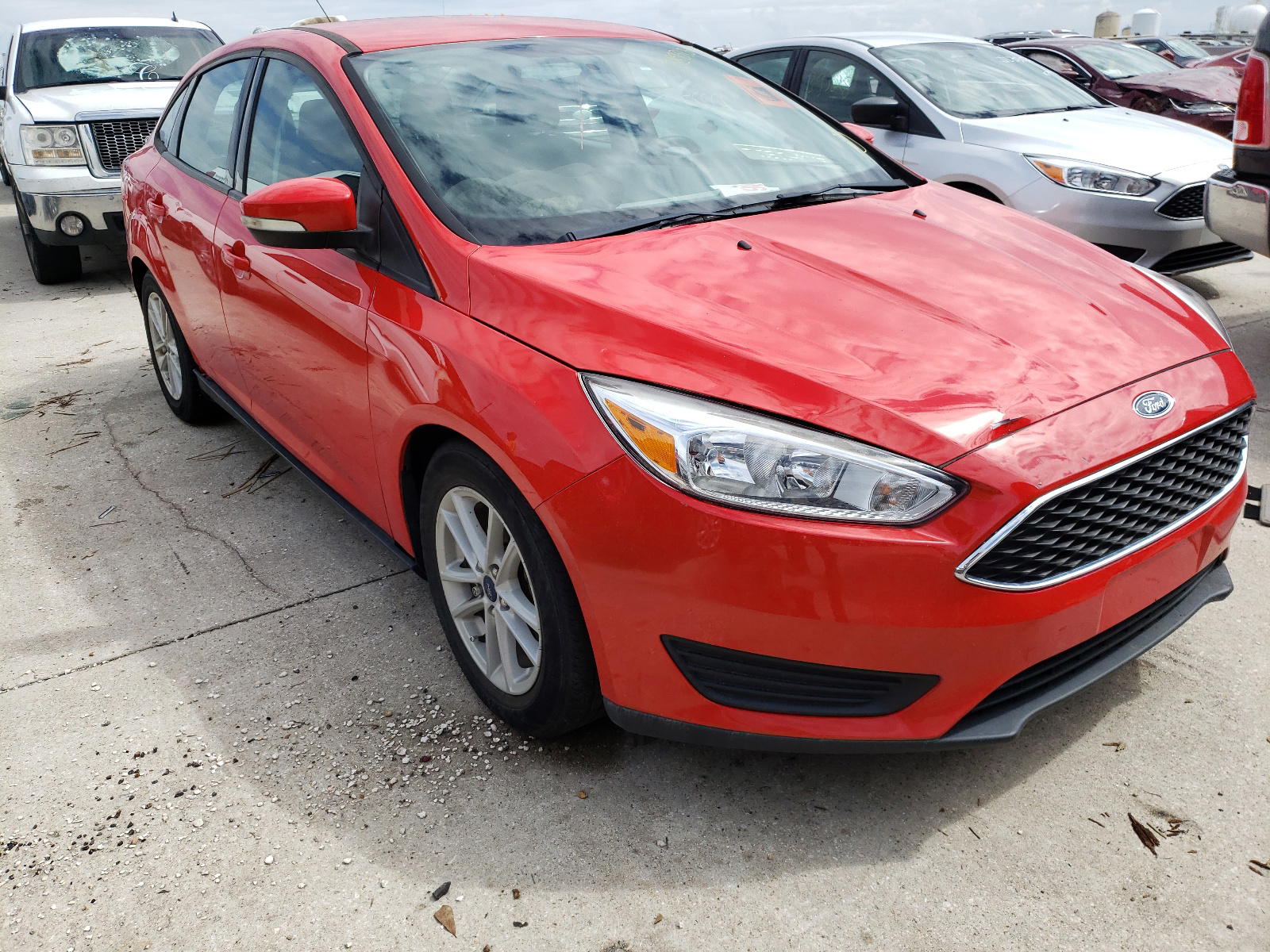 FORD FOCUS SE 2017 with VIN 1FADP3F26HL234344 - Photo from auction