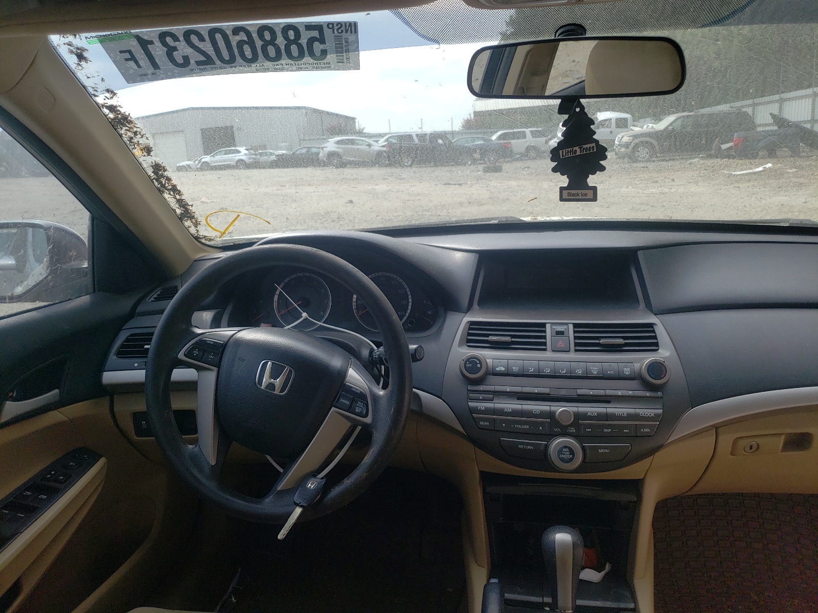 Photo 9 from auction – 2012 HONDA ACCORD LXP with VIN 1HGCP2F43CA156967
