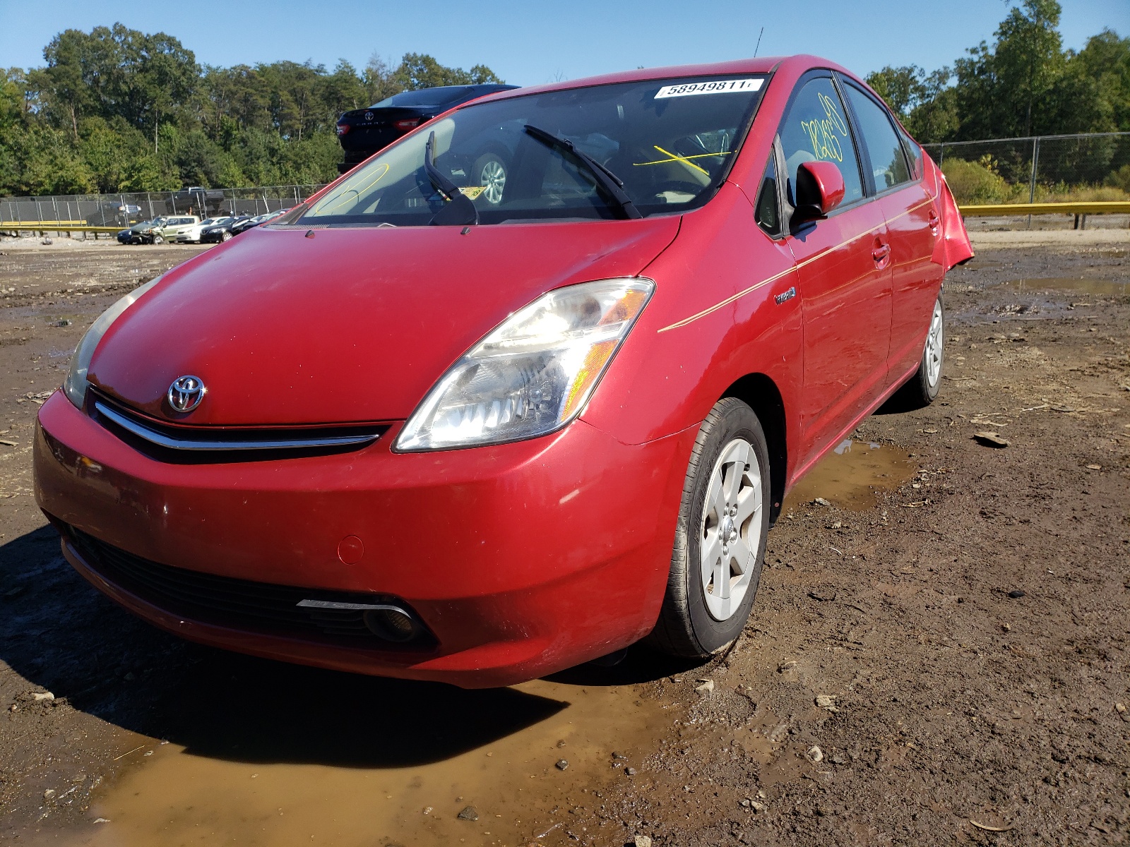 Photo 2 from auction – 2007 TOYOTA PRIUS with VIN JTDKB20U473234779