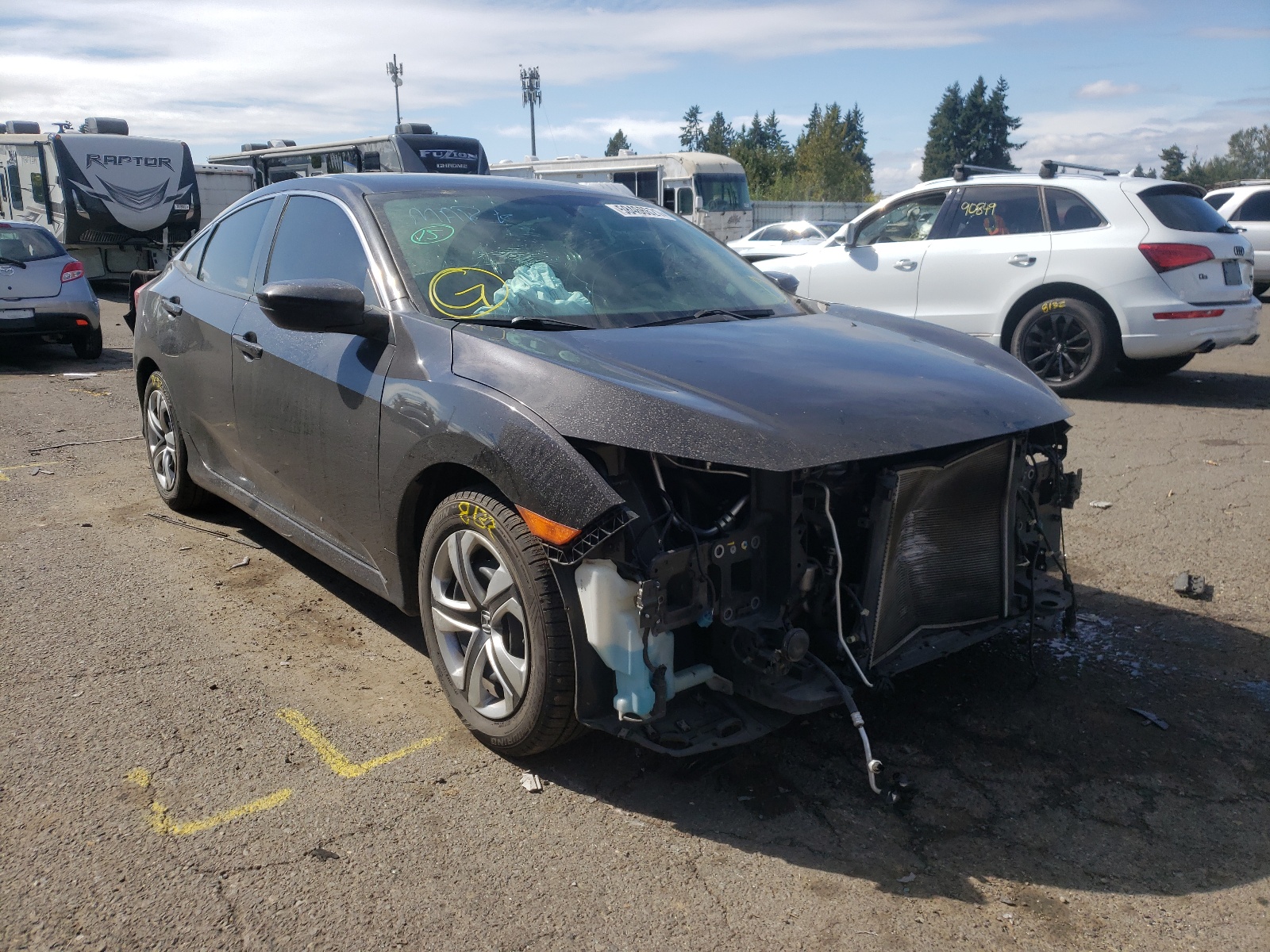 Photo 1 from auction – 2016 HONDA CIVIC LX with VIN 19XFC2F52GE204428