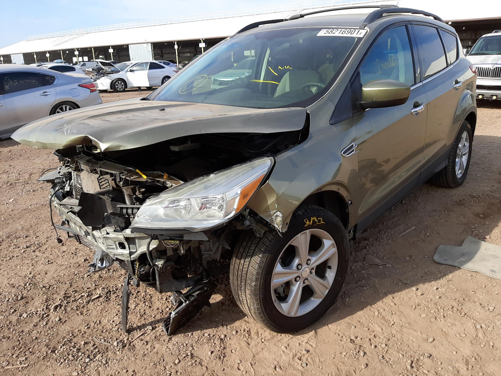 Photo 2 from auction – 2013 FORD ESCAPE SE with VIN 1FMCU0GX0DUC45007