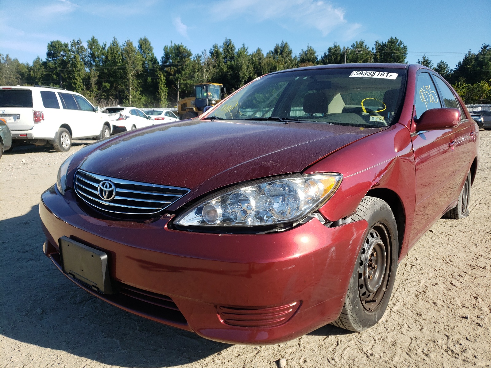 Photo 2 from auction – 2005 TOYOTA CAMRY LE with VIN 4T1BE30K05U387500