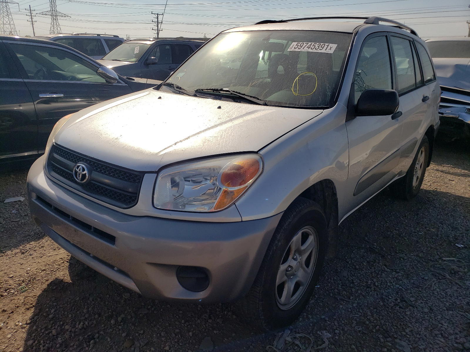 Photo 2 from auction – 2004 TOYOTA RAV4 with VIN JTEGD20V640001617