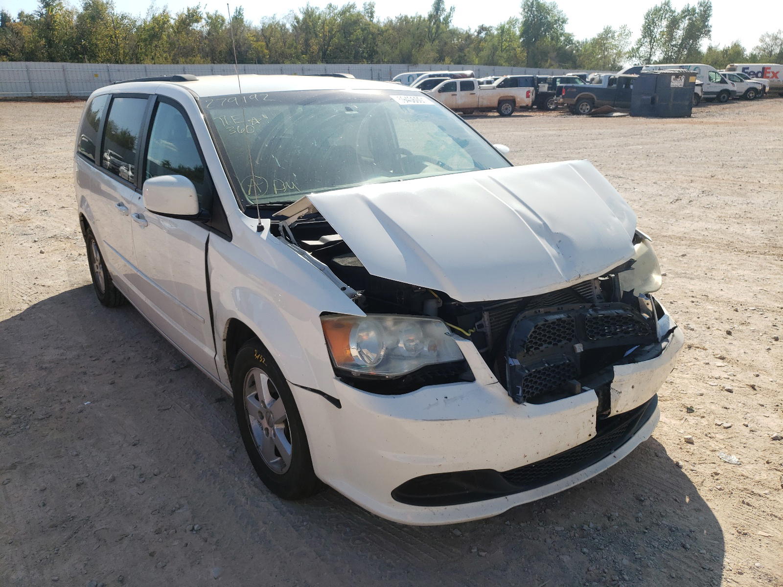 DODGE GRAND CARA 2012 with VIN 2C4RDGCG3CR279192 - Photo from auction