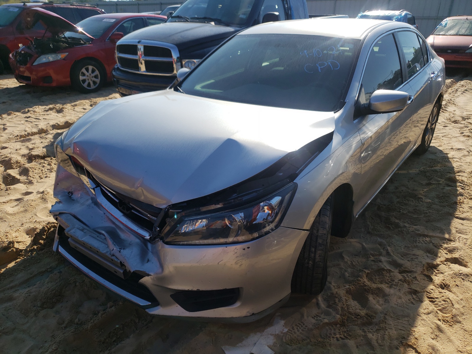 Photo 2 from auction – 2014 HONDA ACCORD LX with VIN 1HGCR2F33EA227928
