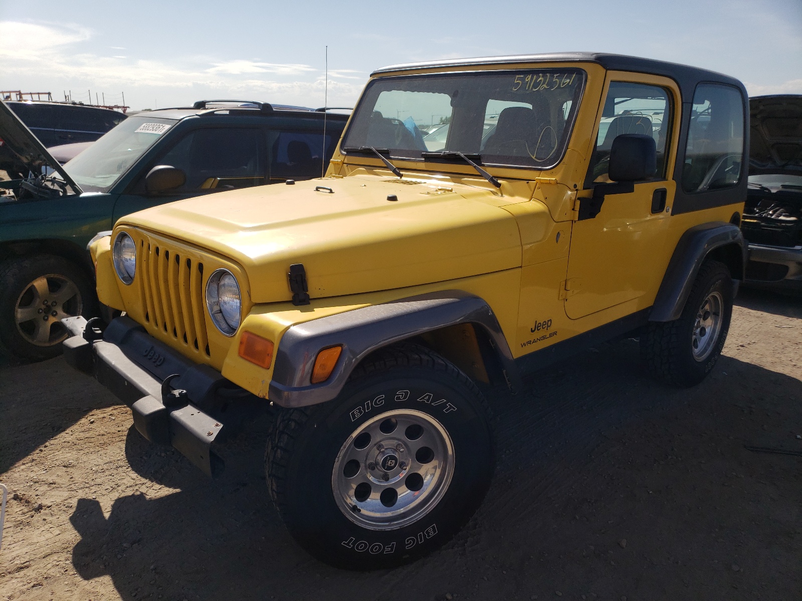 Photo 2 from auction – 2004 JEEP WRANGLER X with VIN 1J4FA39S84P781547