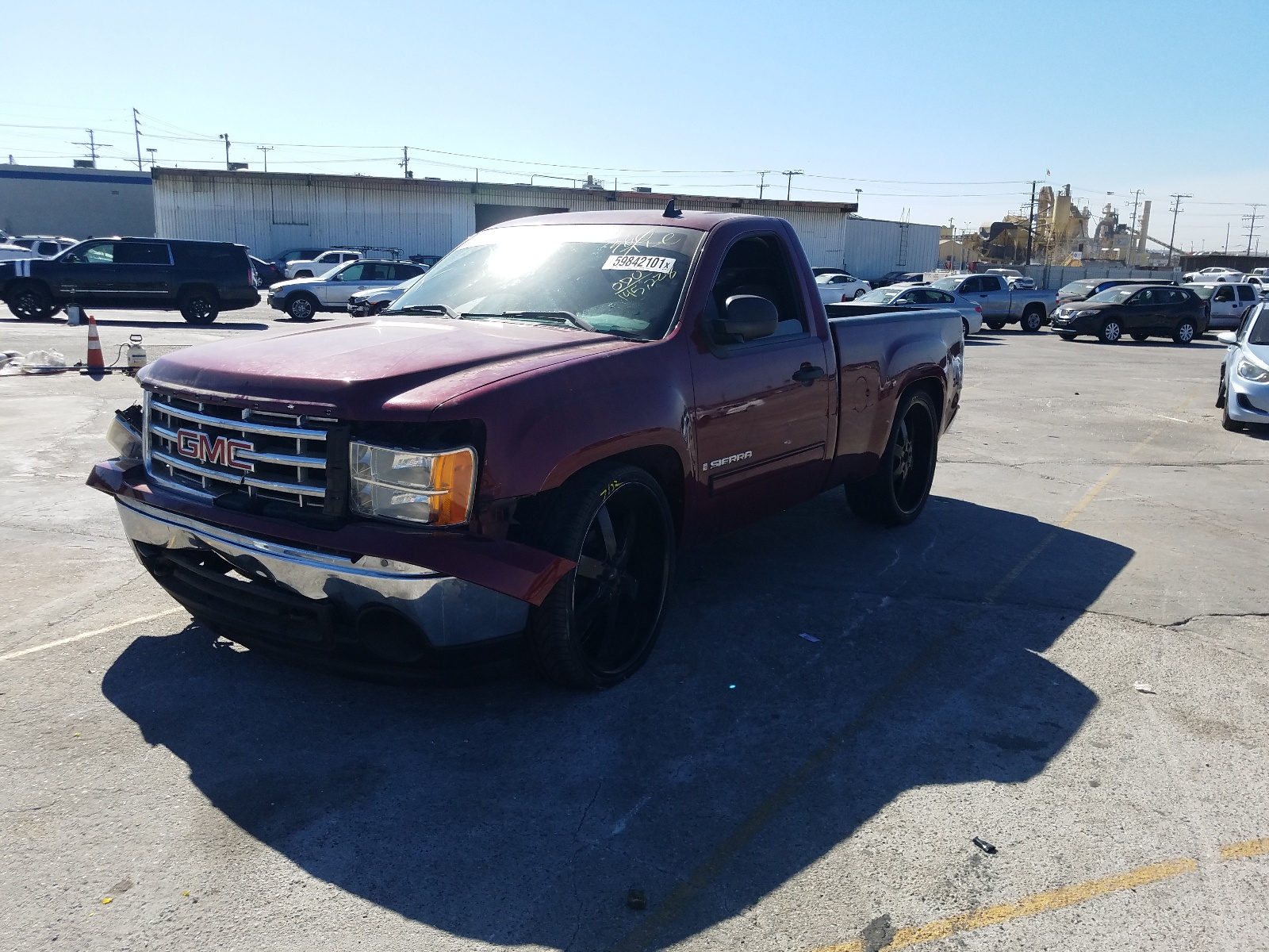 Photo 2 from auction – 2008 GMC SIERRA C15 with VIN 1GTEC14J08Z112049