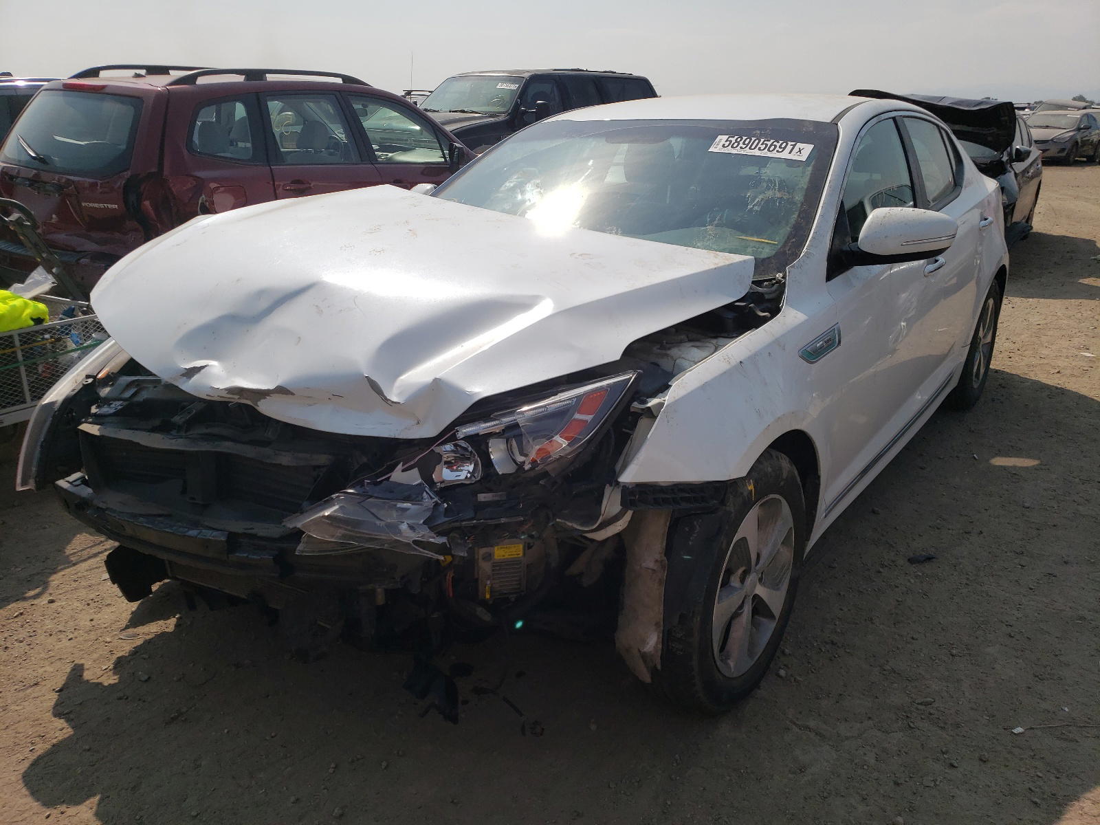 Photo 2 from auction – 2015 KIA OPTIMA HYB with VIN KNAGM4AD7F5083513