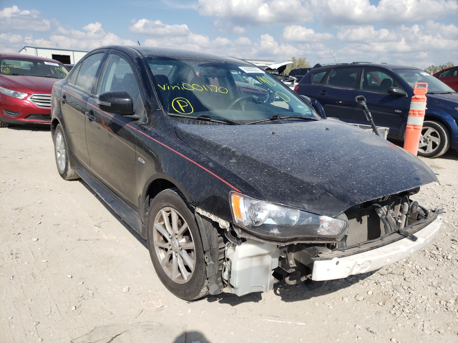 MITSUBISHI LANCER ES 2016 with VIN JA32U2FU0GU001170 - Photo from auction