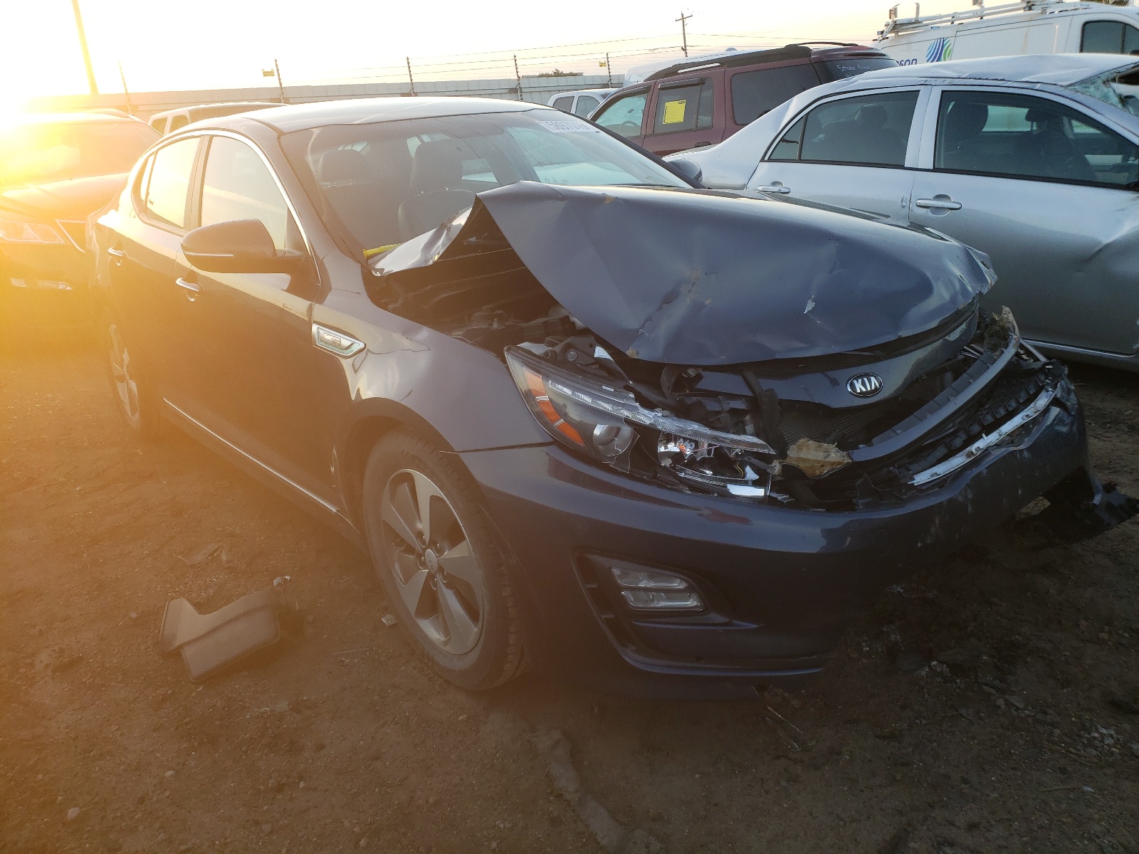 KIA OPTIMA HYB 2014 z numerem VIN KNAGN4AD1E5075130 - Zdjęcie z aukcji