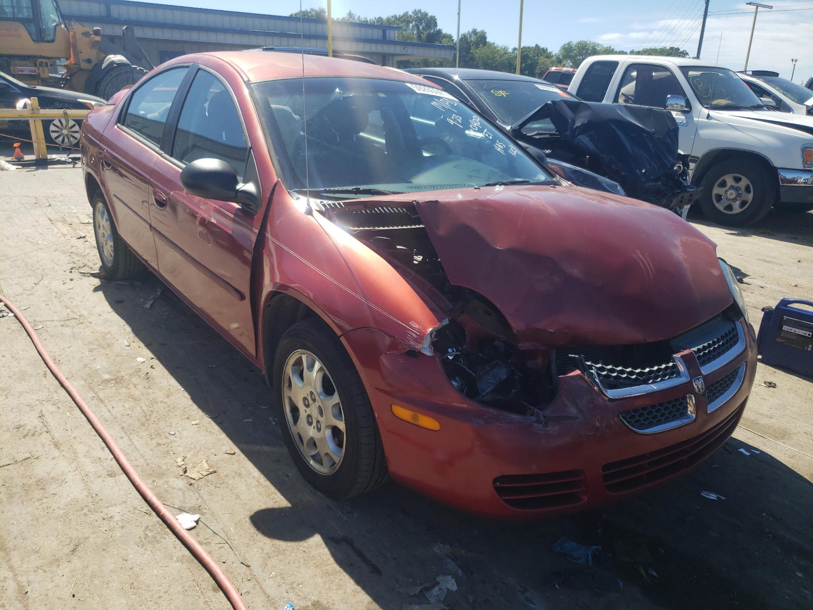 DODGE NEON SXT 2003 with VIN 1B3ES56C43D120400 - Photo from auction