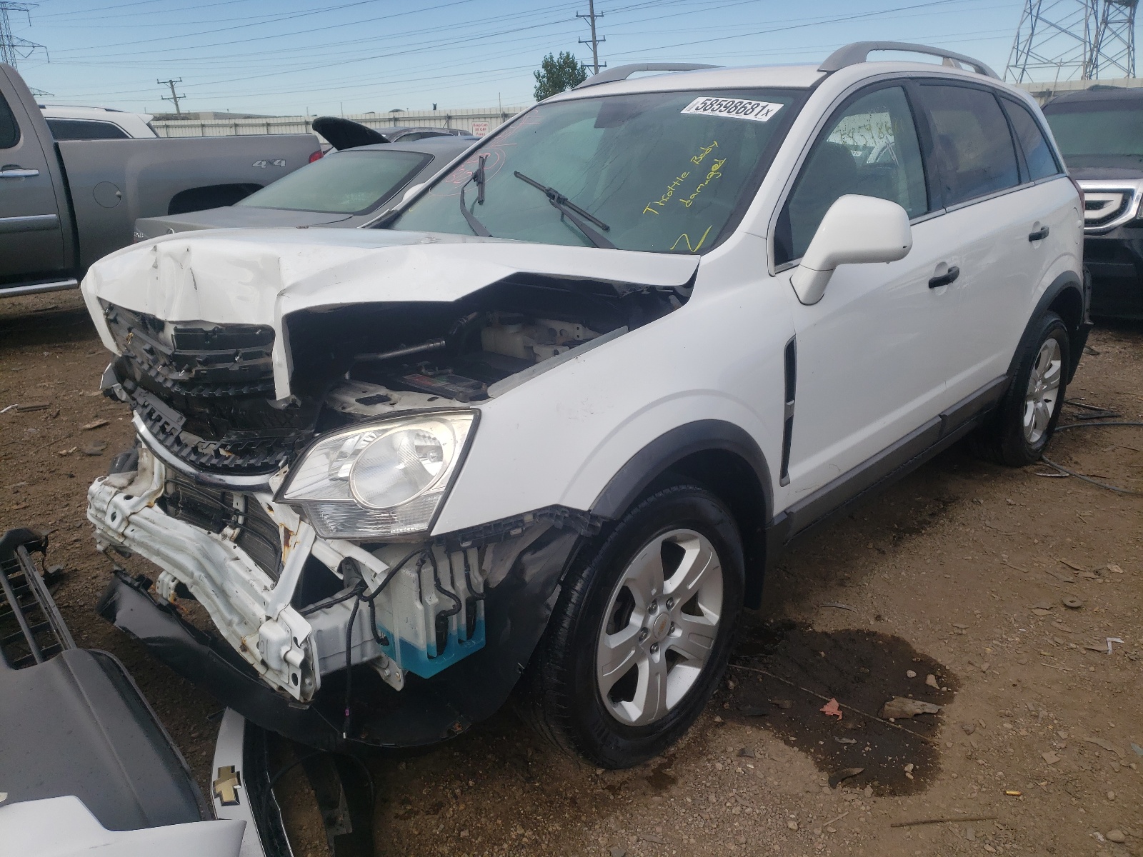 Photo 2 from auction – 2013 CHEVROLET CAPTIVA LS with VIN 3GNAL2EKXDS622600