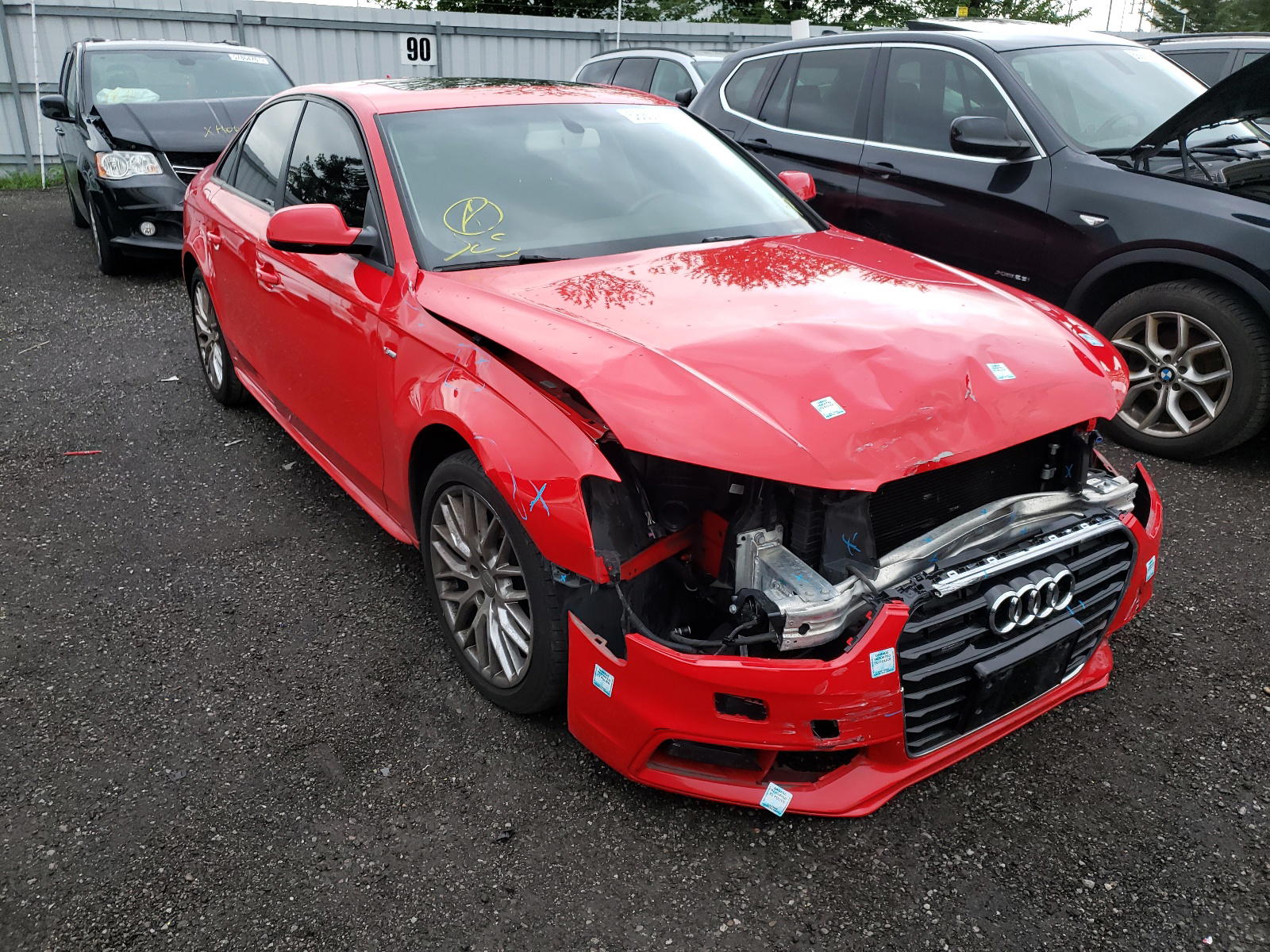 AUDI A4 PREMIUM 2015 with VIN WAUBFCFL6FN032485 - Photo from auction