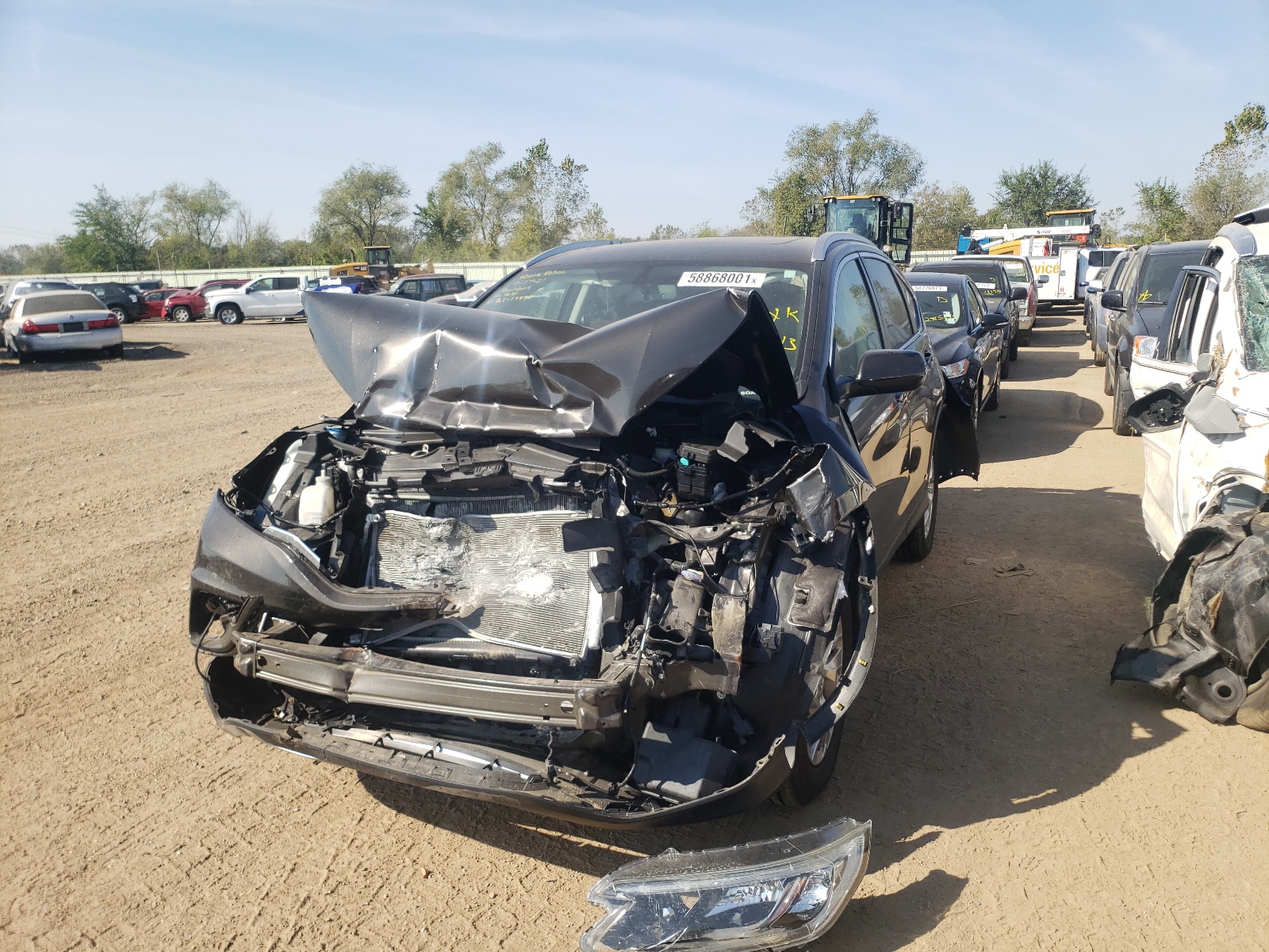 Photo 2 from auction – 2015 HONDA CR-V EXL with VIN 5J6RM4H7XFL065413