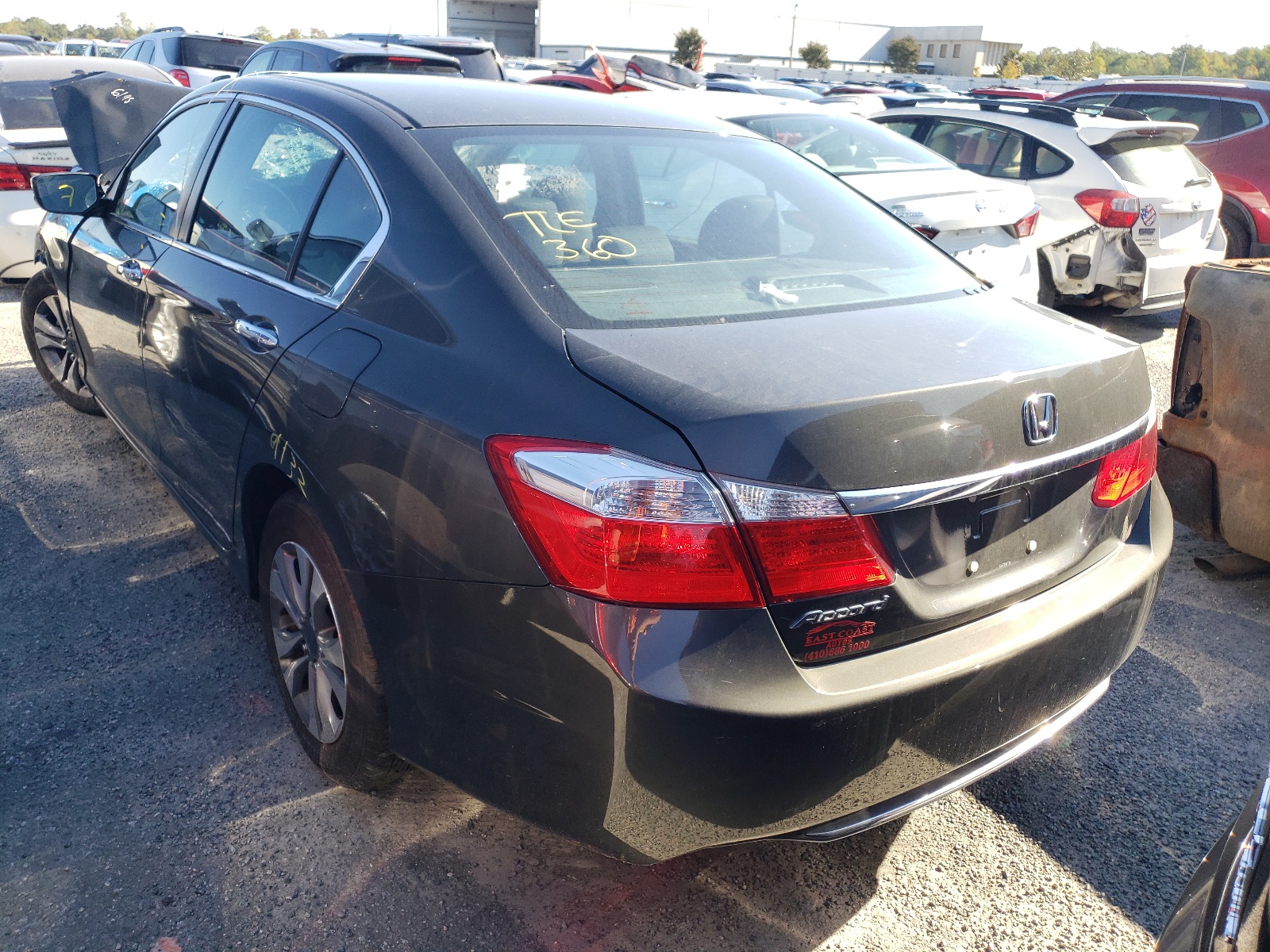 Photo 3 from auction – 2014 HONDA ACCORD LX with VIN 1HGCR2F32EA109871