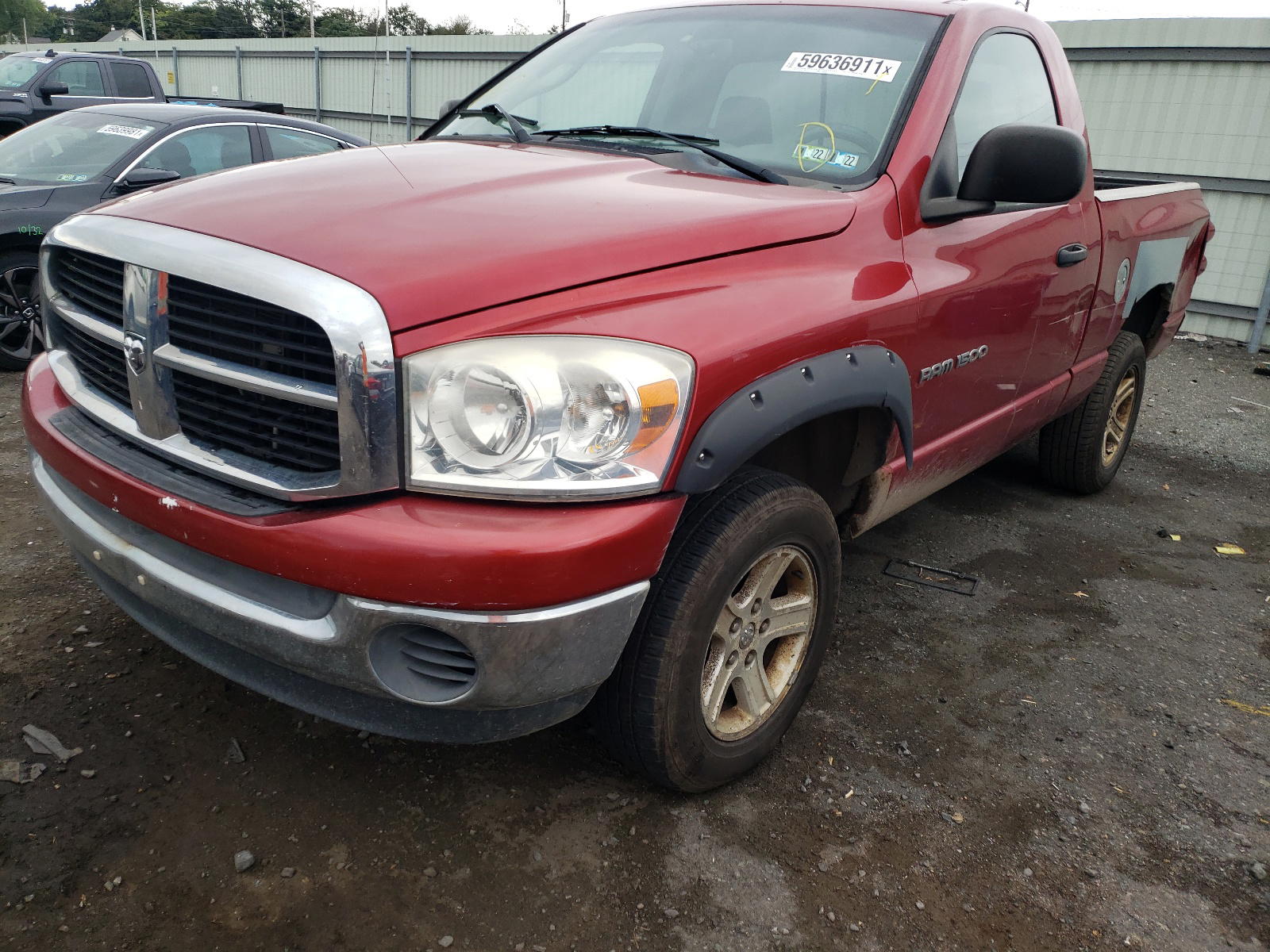 Photo 2 from auction – 2007 DODGE 1500 with VIN 1D7HU16P47J558378