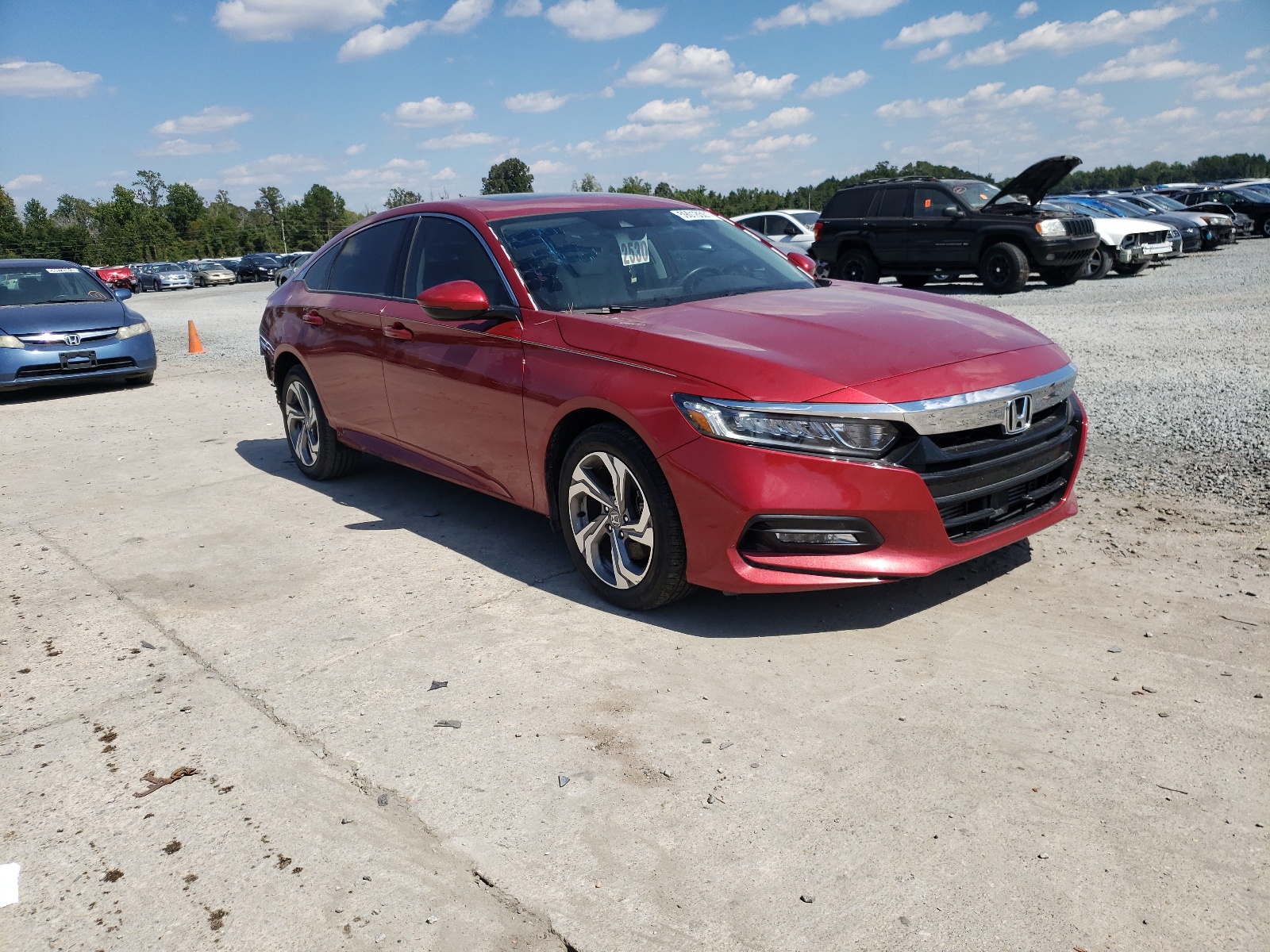 HONDA ACCORD EXL 2018 with VIN 1HGCV2F56JA034275 - Photo from auction