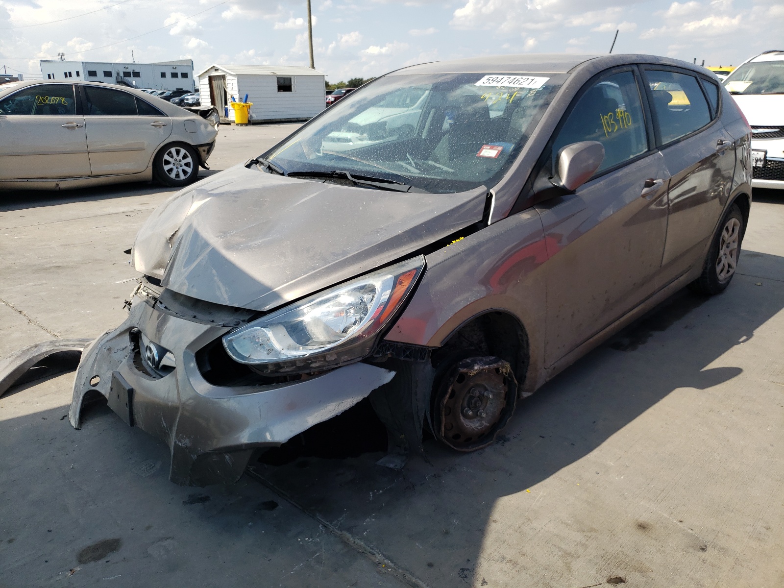 Photo 2 from auction – 2012 HYUNDAI ACCENT GLS with VIN KMHCT5AEXCU048304
