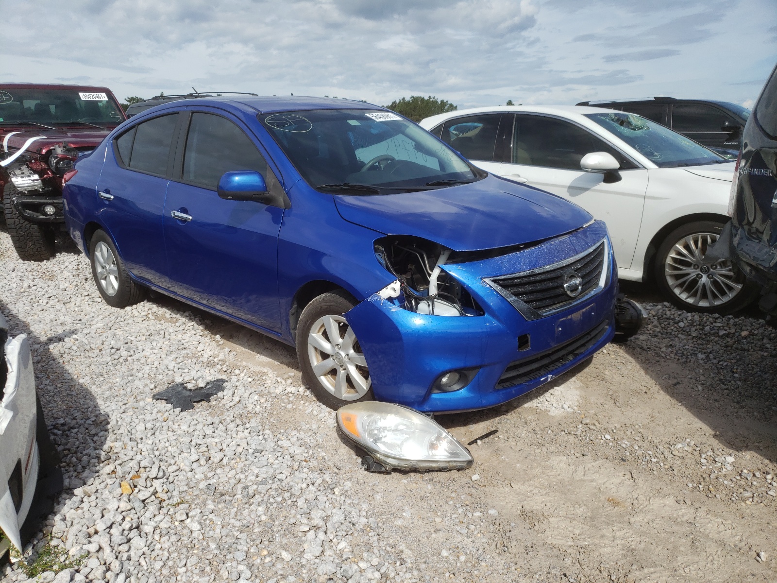 Photo 1 from auction – 2013 NISSAN VERSA S with VIN 3N1CN7AP2DL848587